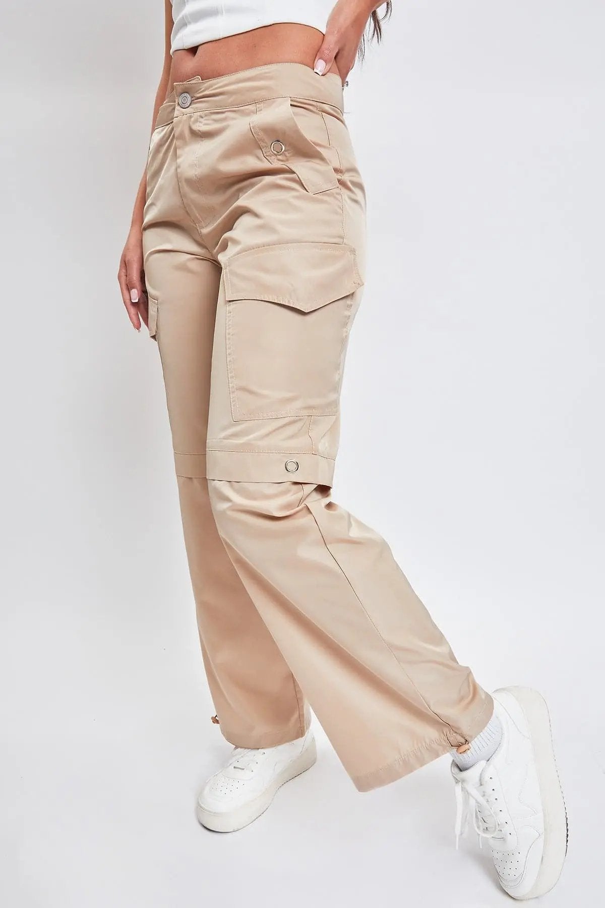 YMI Jeans: Bungee Hem Cargo Pants - Love Salve