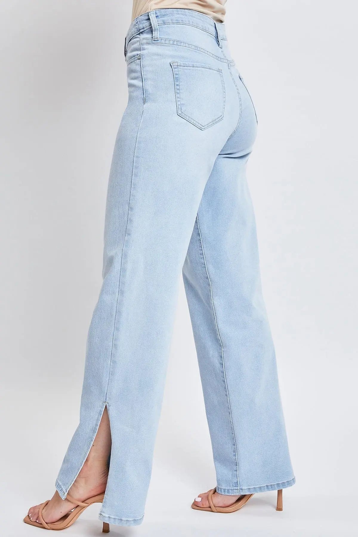 Women’s Dream 90s Straight  Slit Jeans YMI JEANS