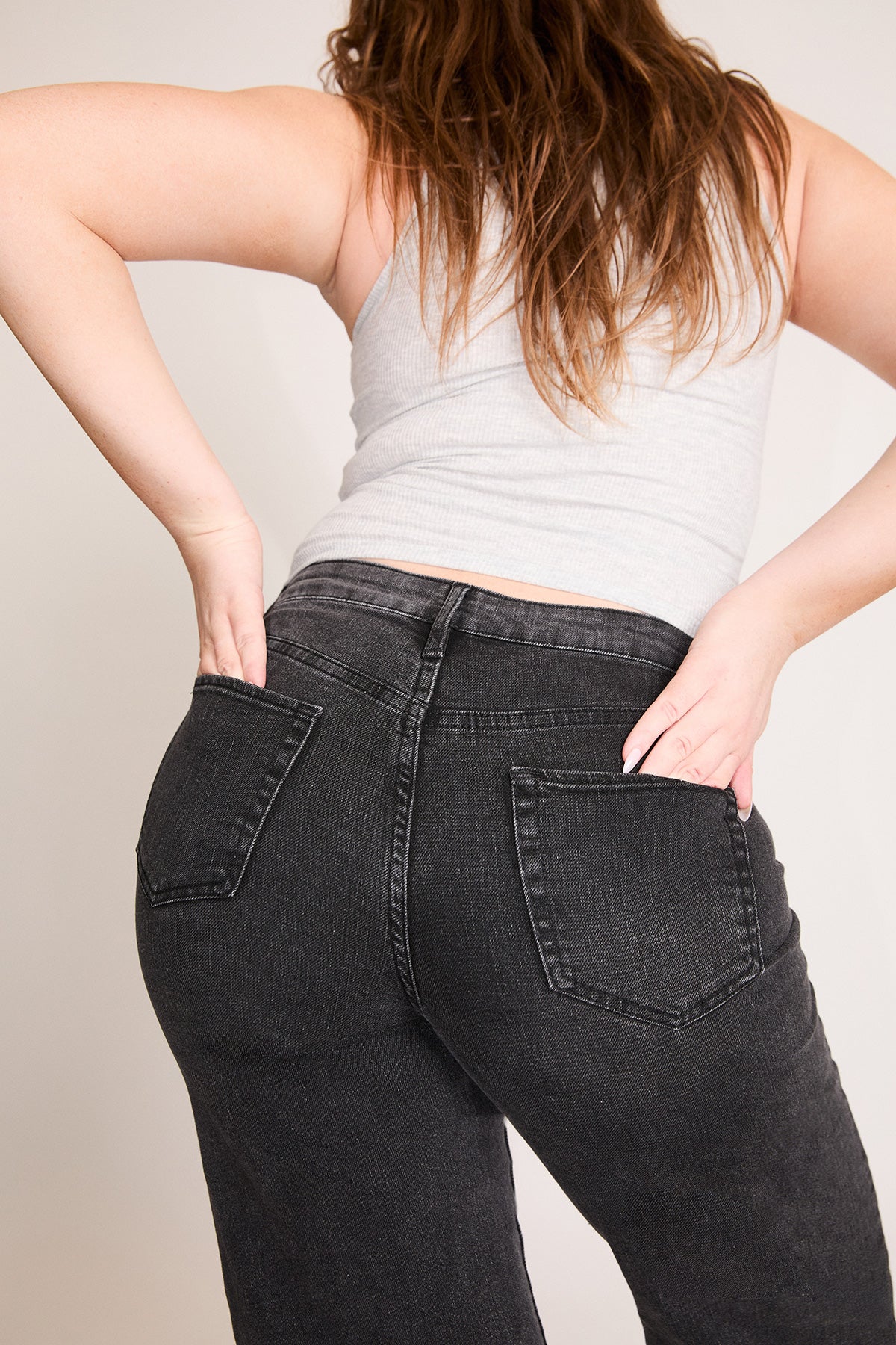 Women’s Dream 90s Straight  Slit Jeans YMI JEANS