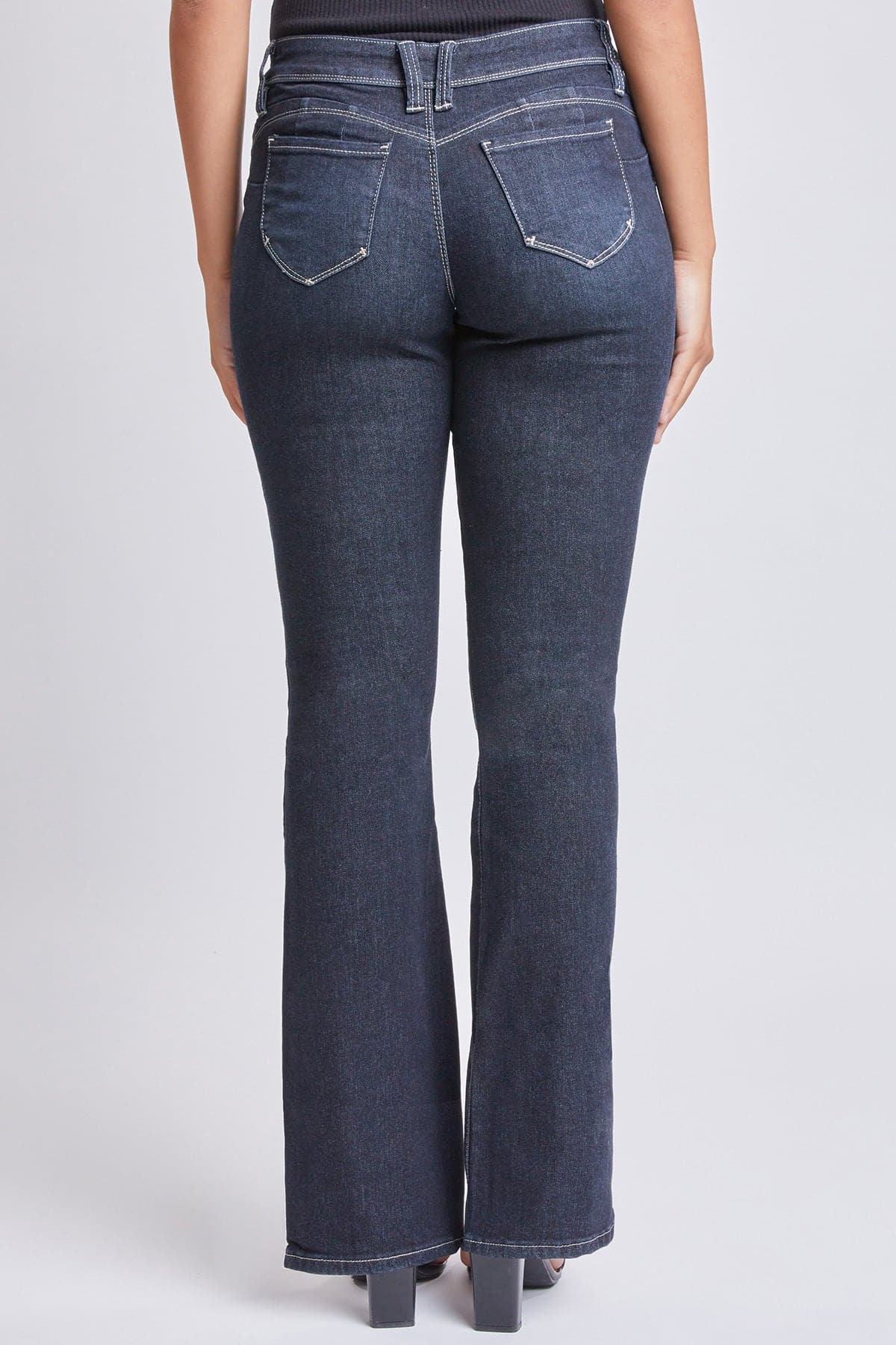 Women’s Sustainable WannaBettaButt Mid Rise Bootcut Jeans YMI JEANS