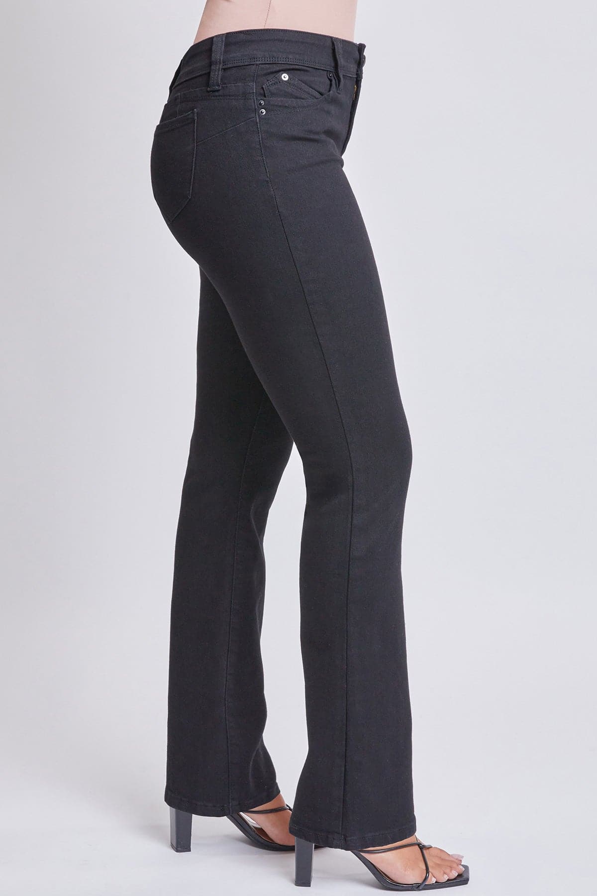 Women’s Sustainable WannaBettaButt Mid Rise Bootcut Jeans YMI JEANS