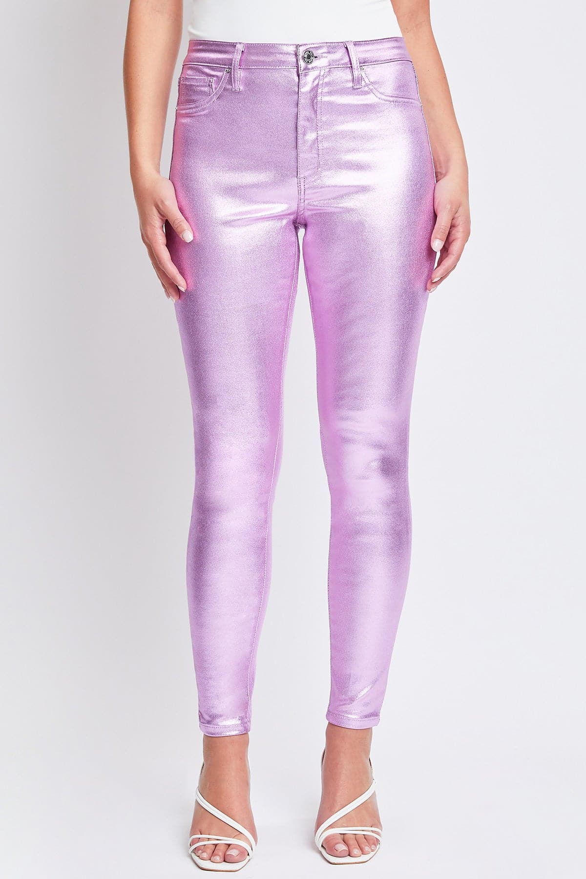 Women's Hyperstretch Skinny Metallic Pants YMI JEANS