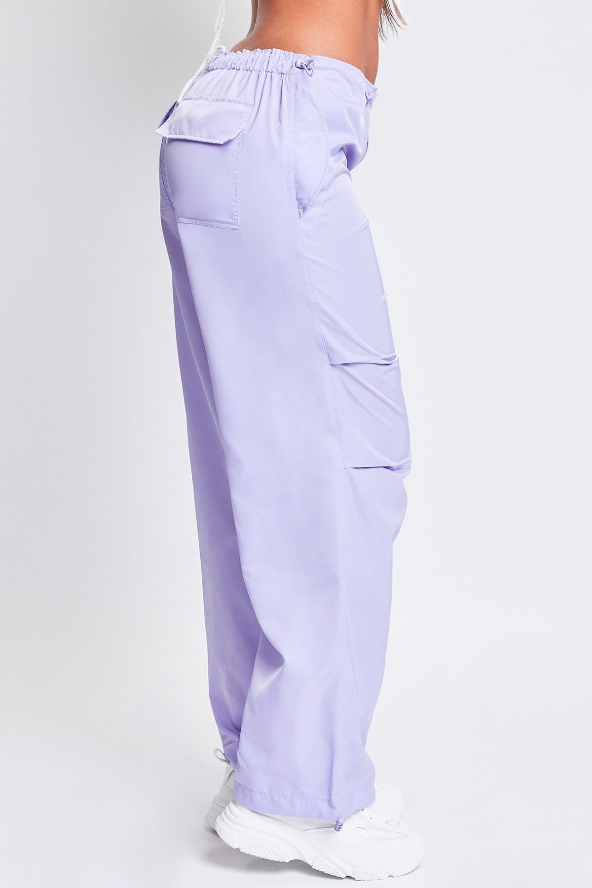 Women's Relaxed Nylon Parachute Pants YMI JEANS