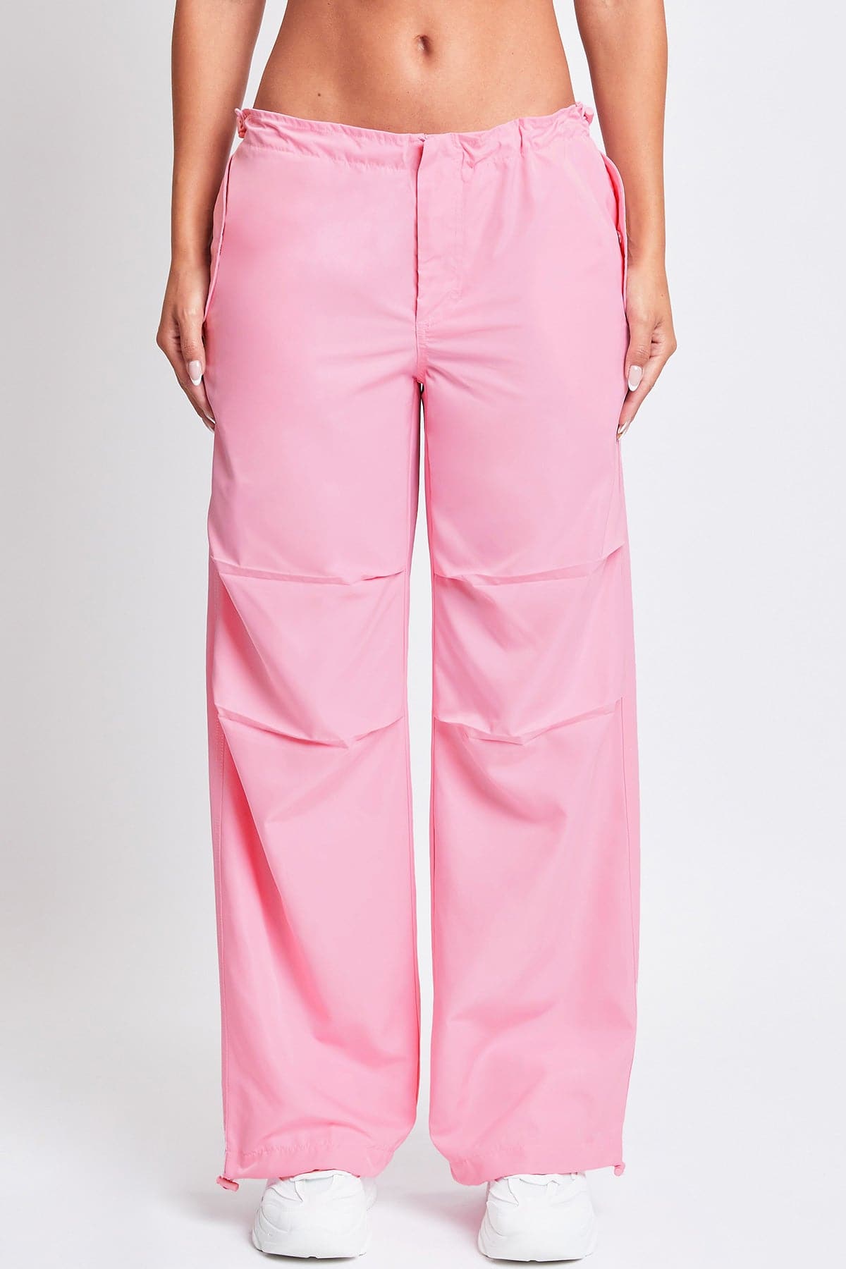 Women's Relaxed Nylon Parachute Pants YMI JEANS