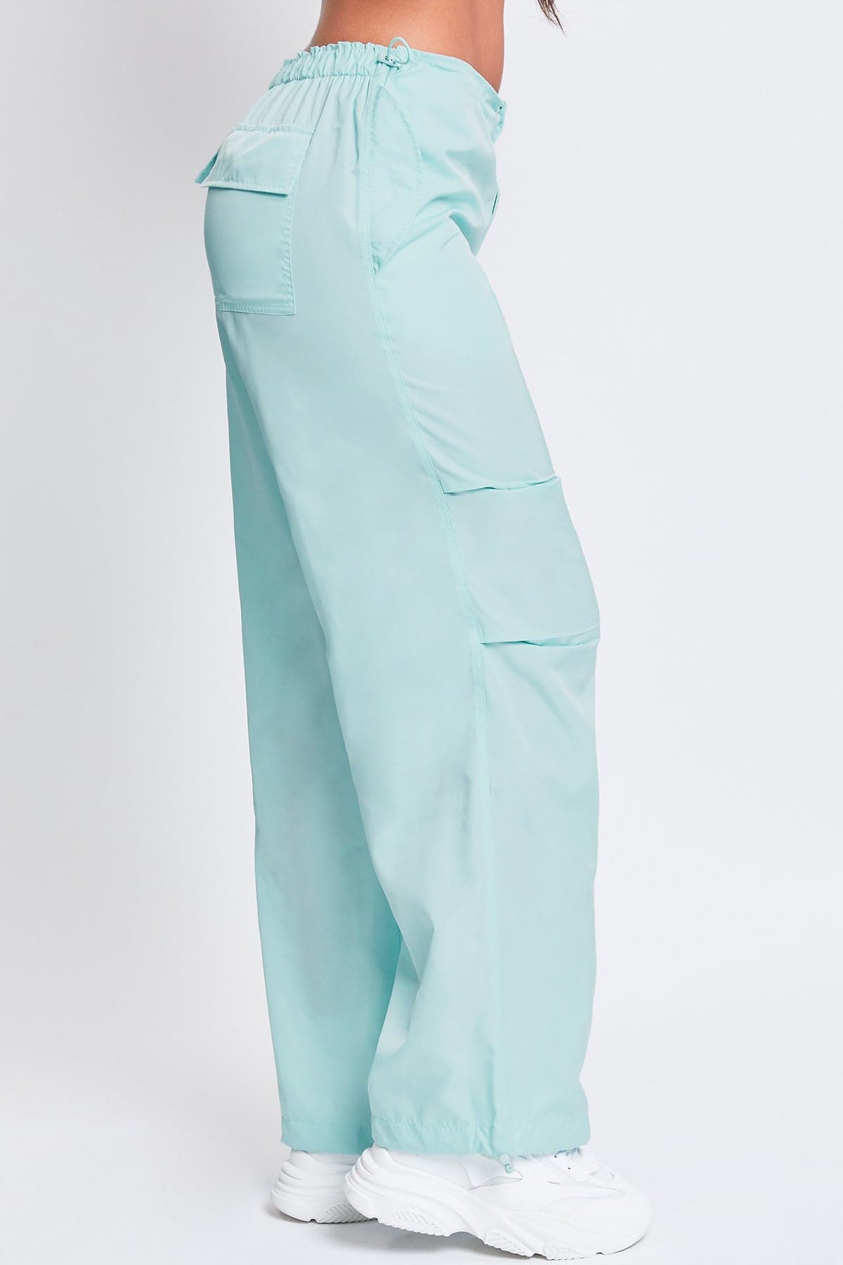 Women's Relaxed Nylon Parachute Pants YMI JEANS