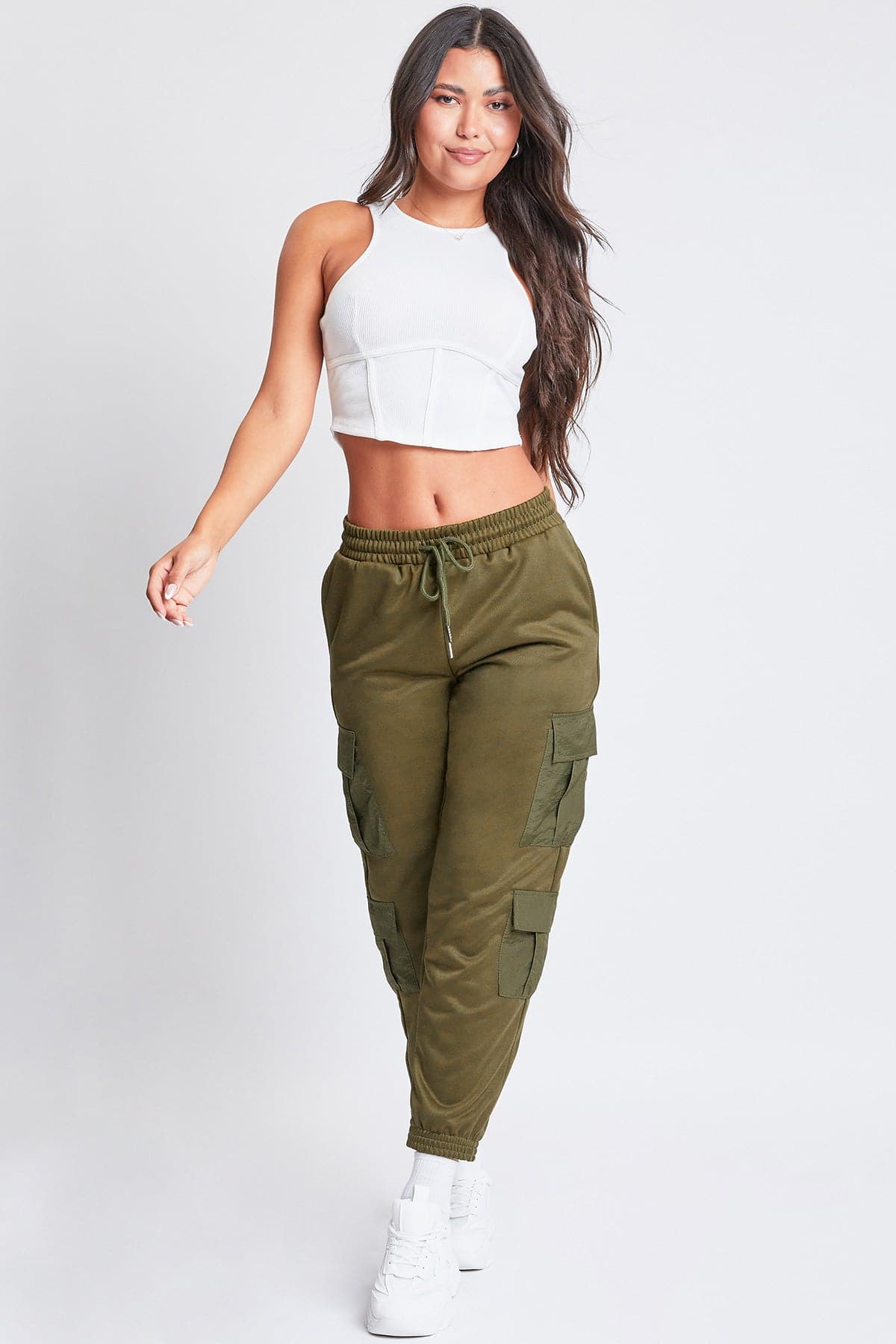 Women's Joggers with Nylon Pockets YMI JEANS