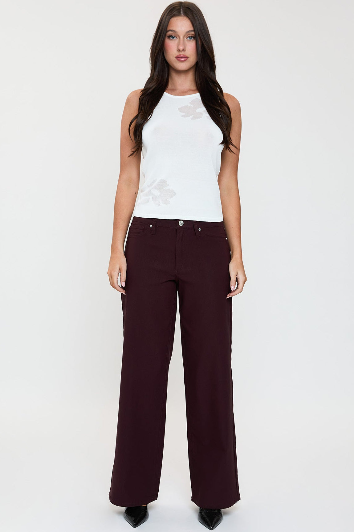 Women's Hyperstretch Wide Leg Pants YMI JEANS