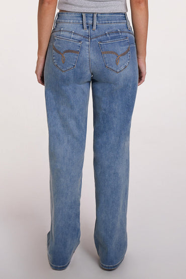 Women's Luxe High Rise WannaBettaButt Straight Leg Jeans