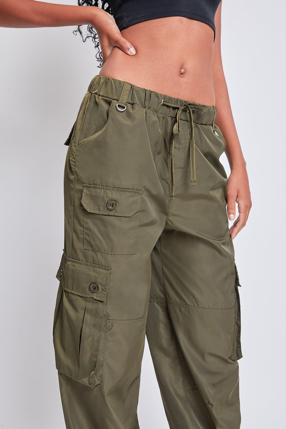 Women's Relaxed Cargo Pants YMI JEANS