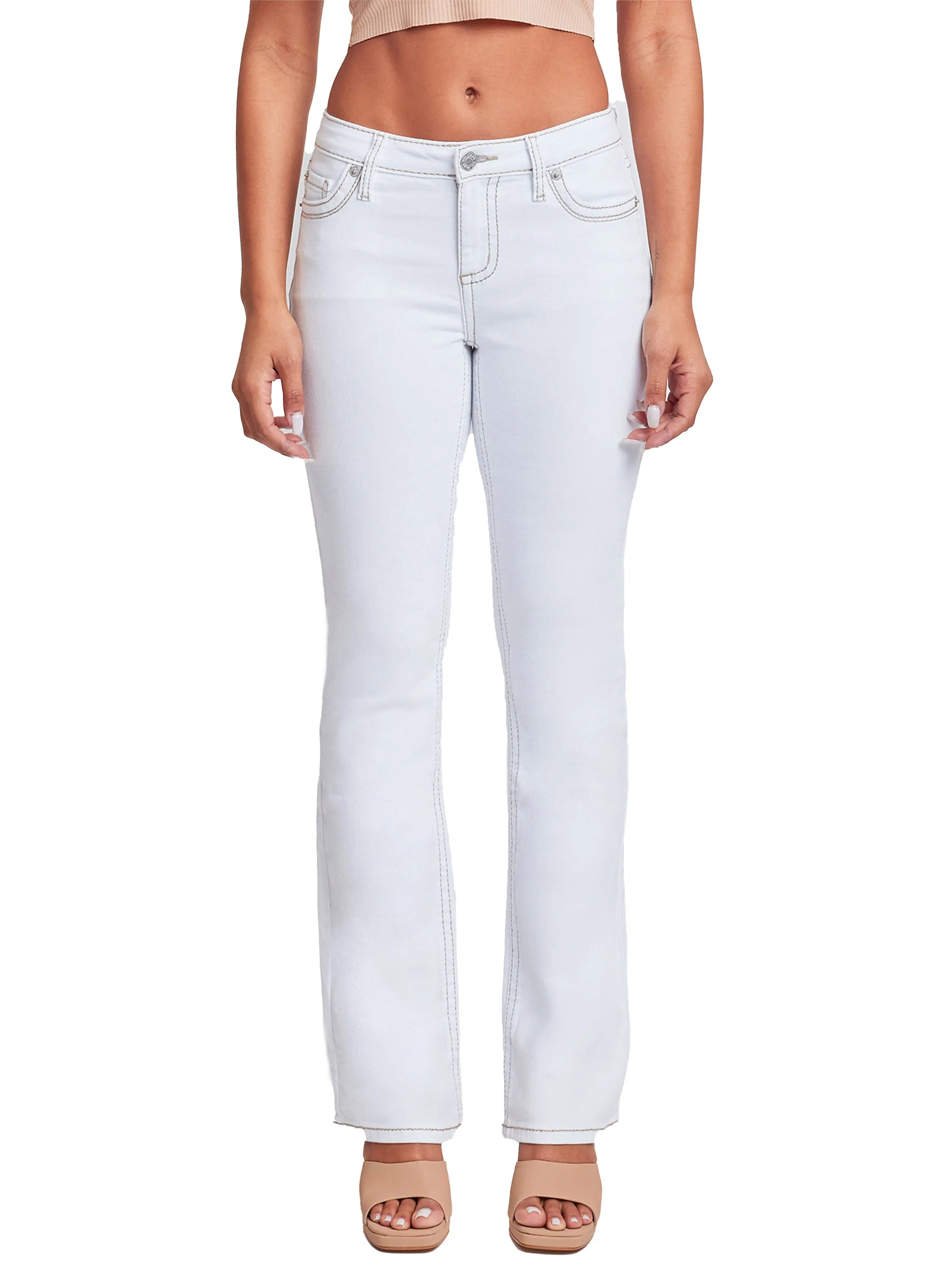 Women’s Premium Heavy Stitch Mid-Rise Bootcut Jeans YMI JEANS