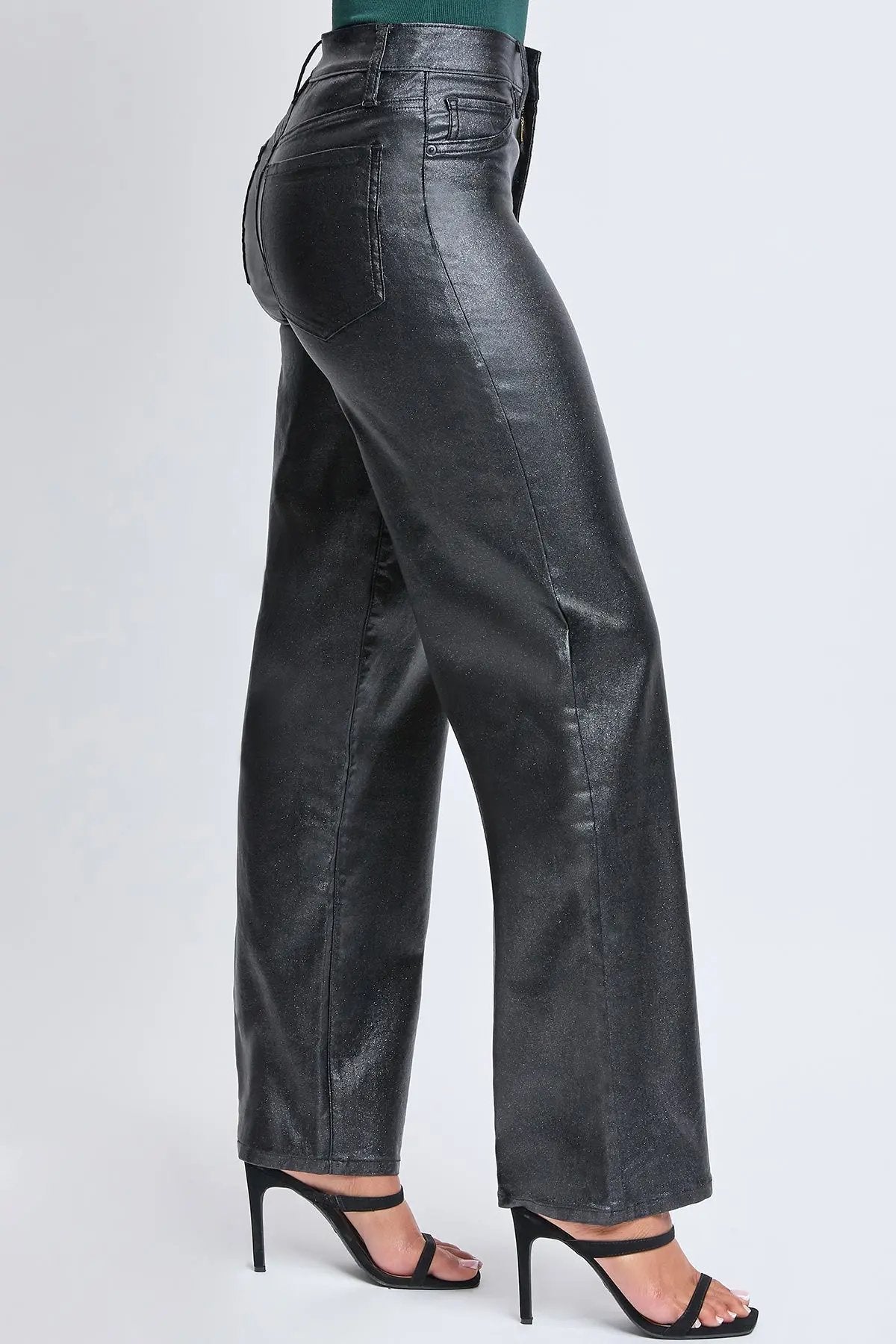 Women's Hyperstretch Straight  Metallic Pant - Love Salve