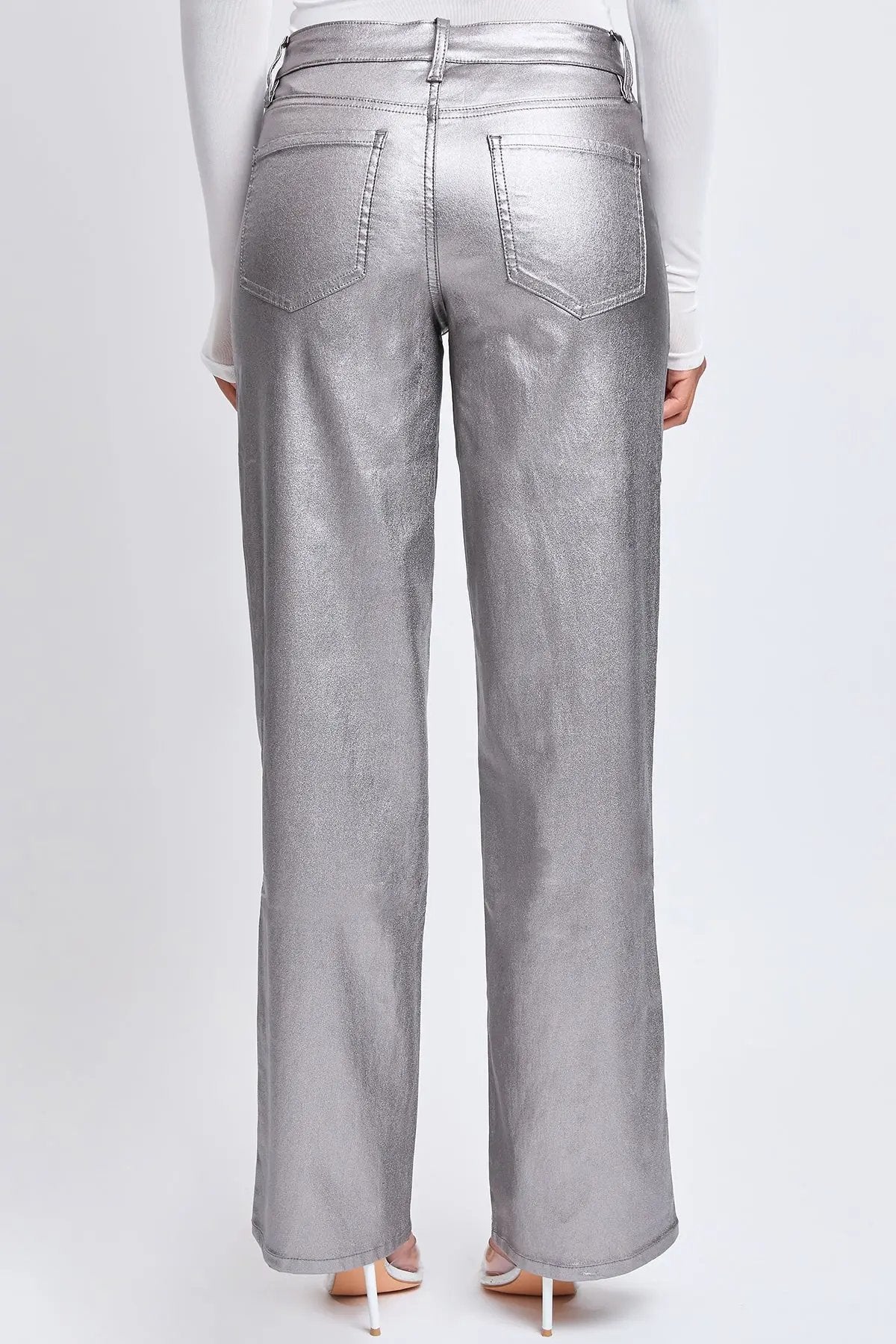Women's Hyperstretch Straight  Metallic Pant - Love Salve