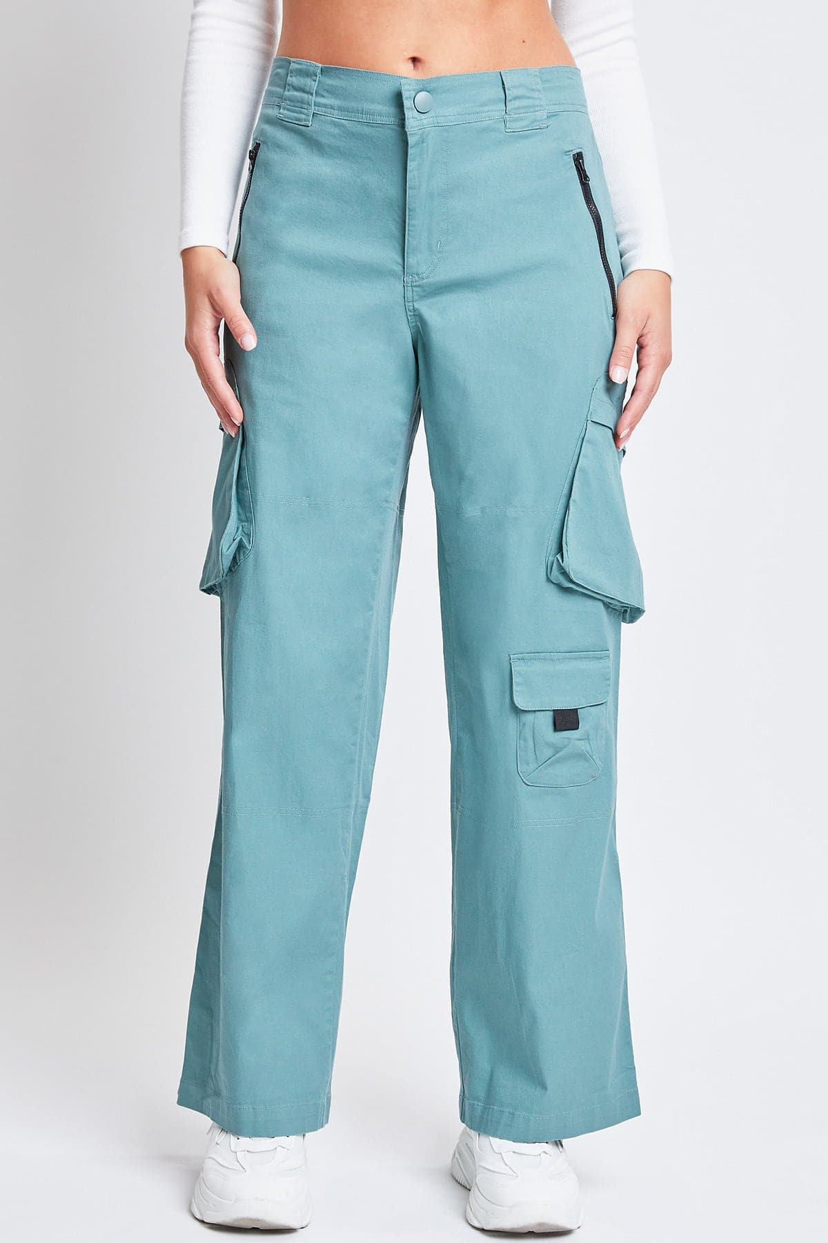 Women’s High-Rise Relaxed All Day Cargo Pants YMI JEANS