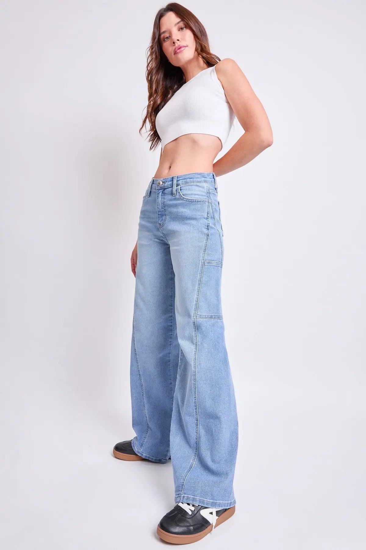 YMI JEANS Jeans - High Rise Wide Leg - Cargo - Product Details