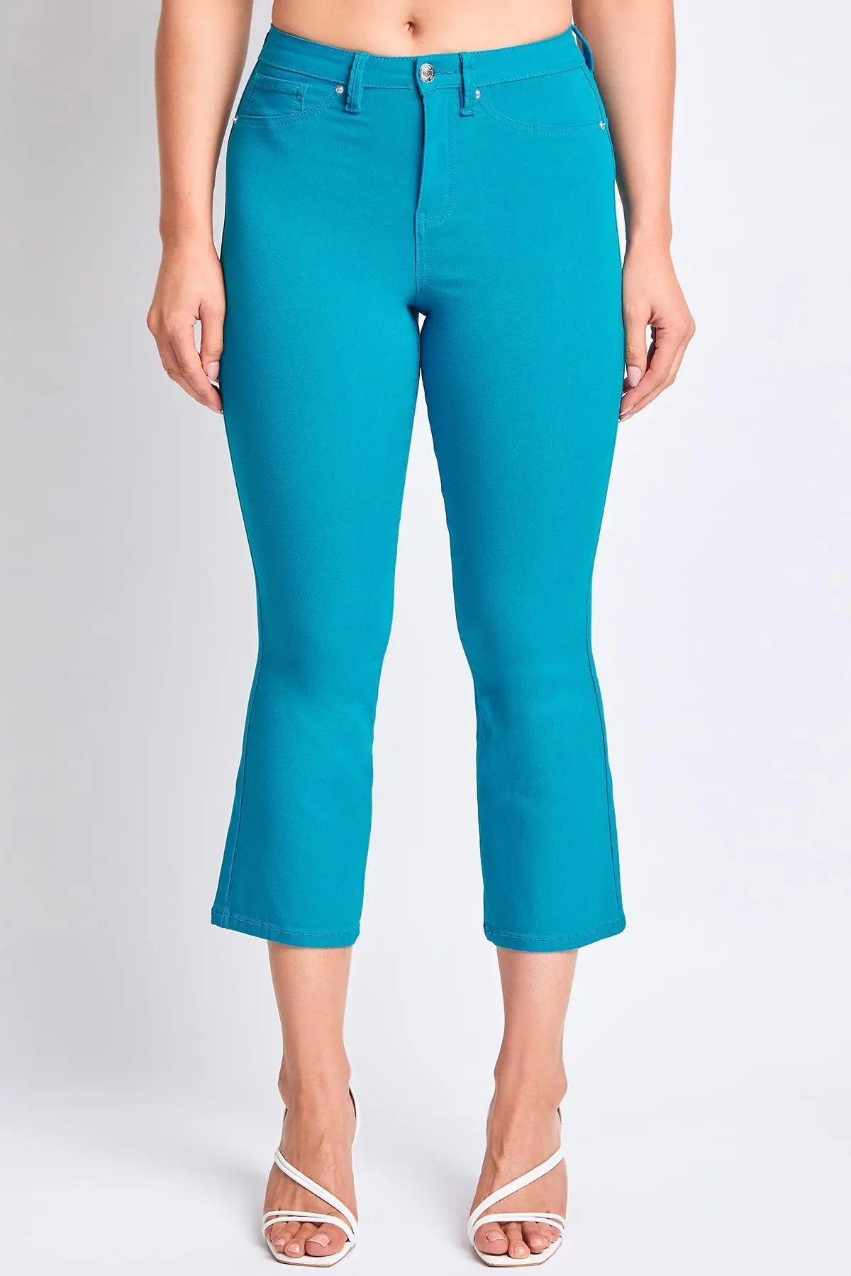 Women's Hyperstretch Cropped Kick Flare  Pants - Love Salve