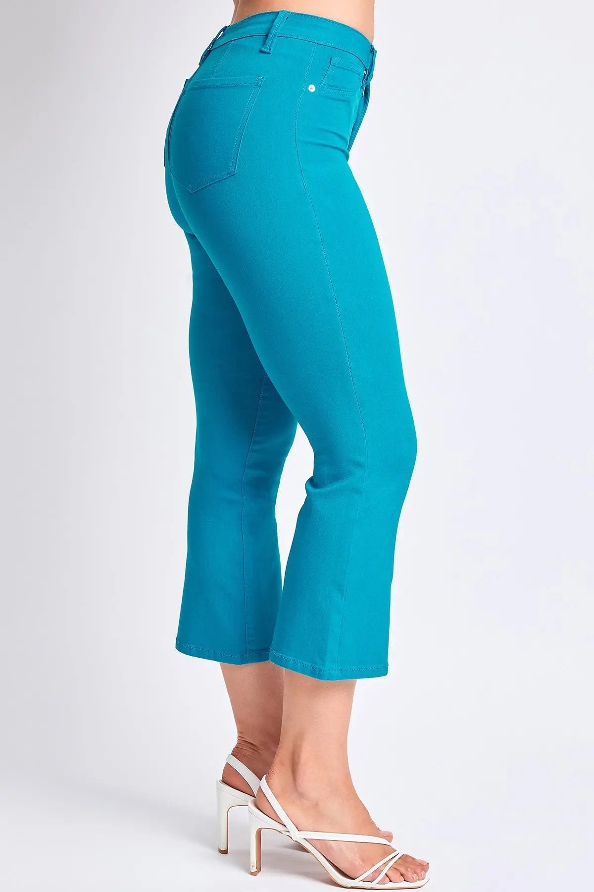 Women's Hyperstretch Cropped Kick Flare  Pants - Love Salve