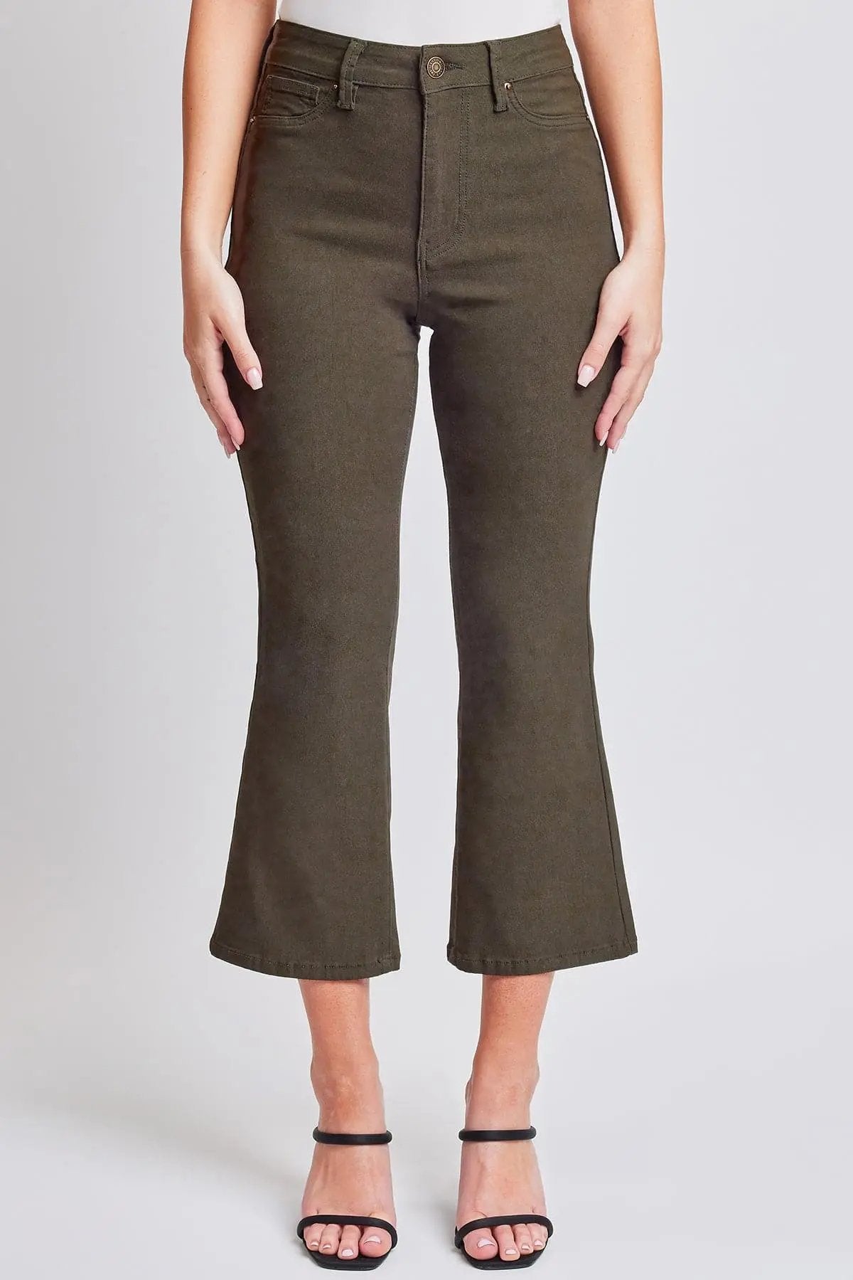 Women's Hyperstretch Cropped Kick Flare  Pants - Love Salve