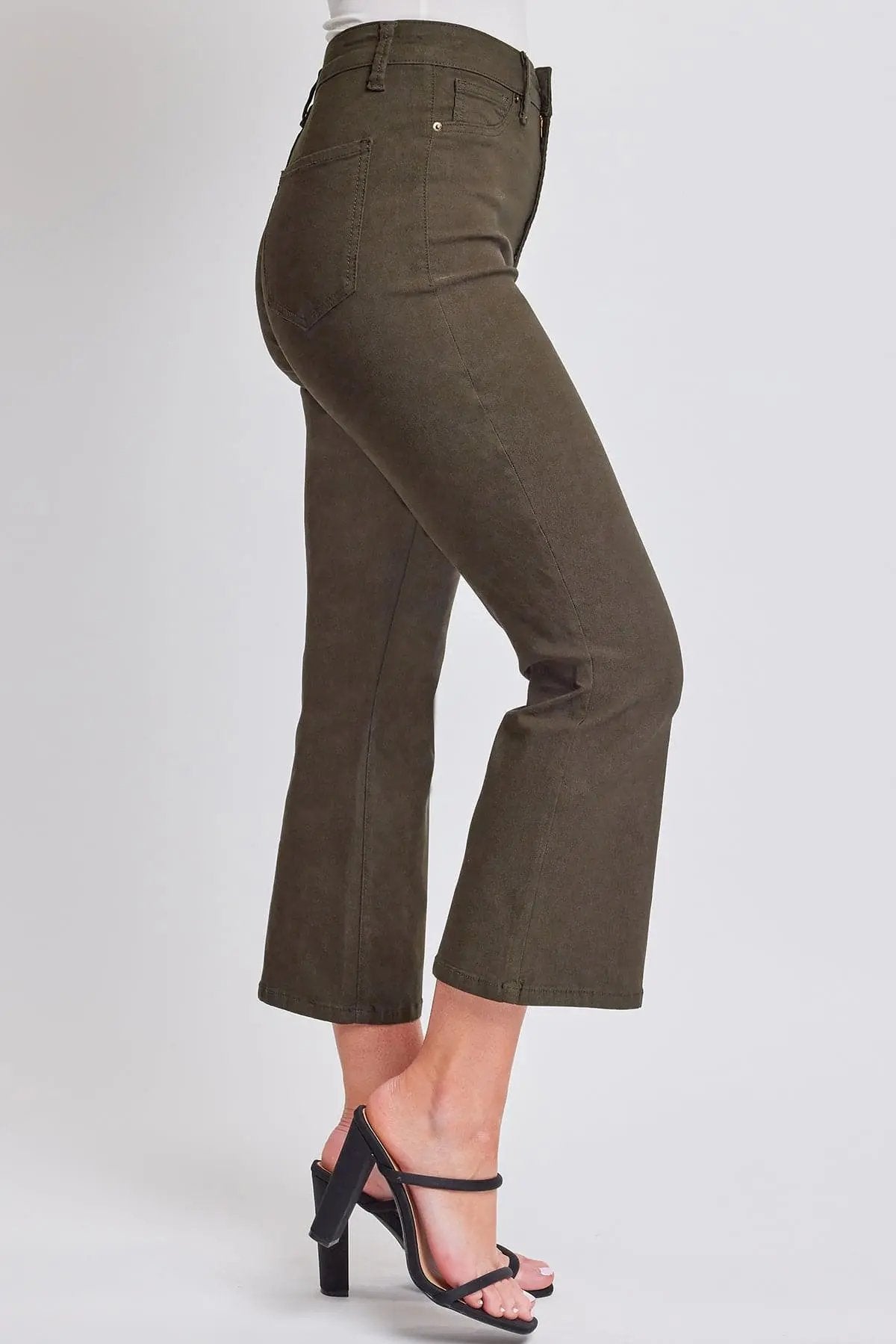 Women's Hyperstretch Cropped Kick Flare  Pants - Love Salve