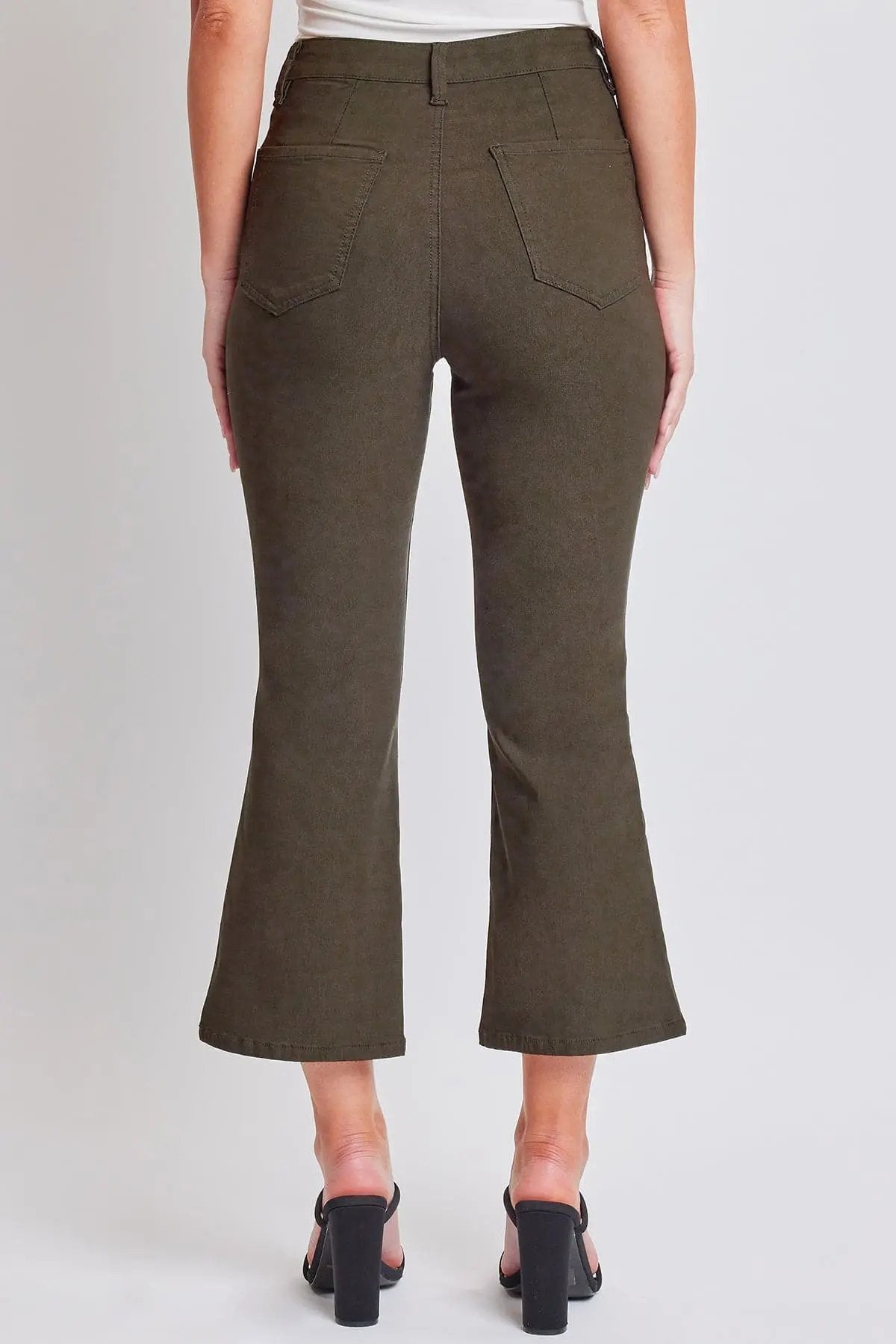 Women's Hyperstretch Cropped Kick Flare  Pants - Love Salve