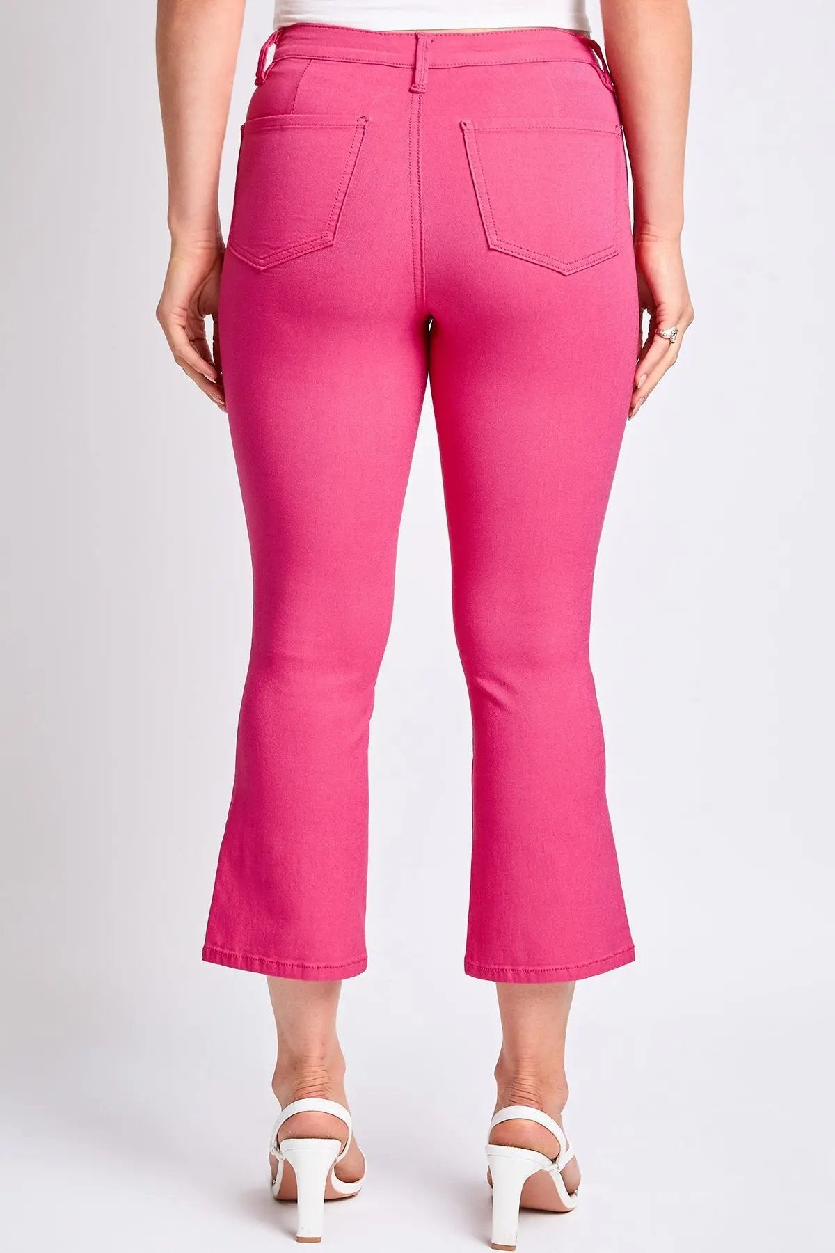 Women's Hyperstretch Cropped Kick Flare  Pants - Love Salve