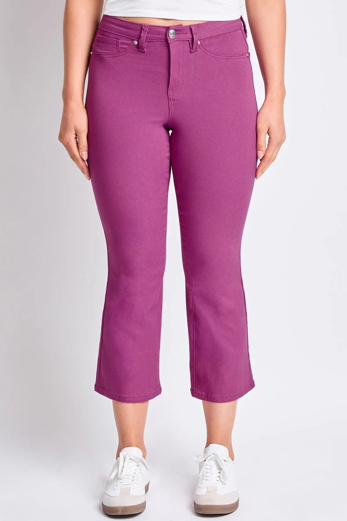 Women's Hyperstretch Cropped Kick Flare  Pants - Love Salve