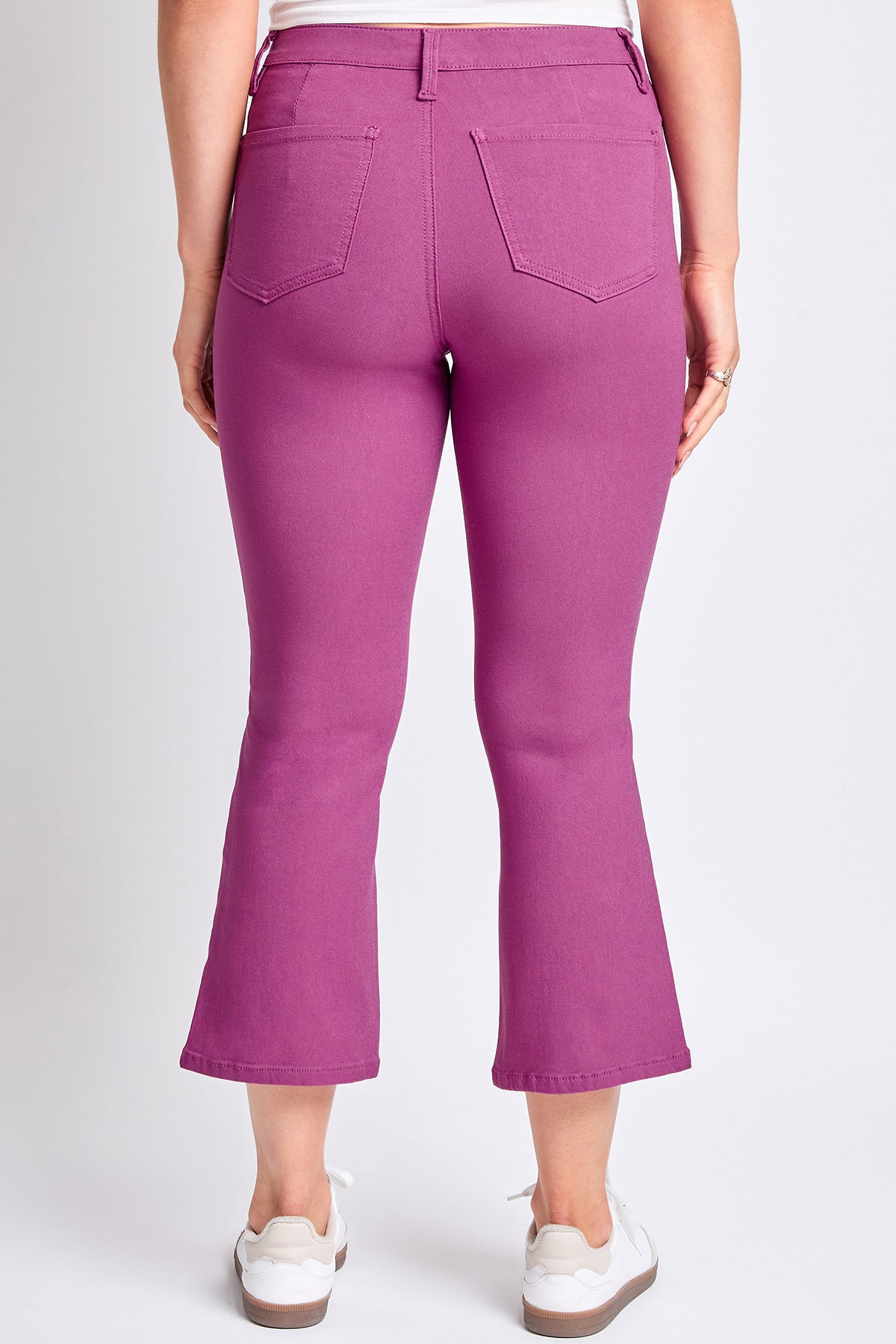 Women's Hyperstretch Cropped Kick Flare  Pants YMI JEANS