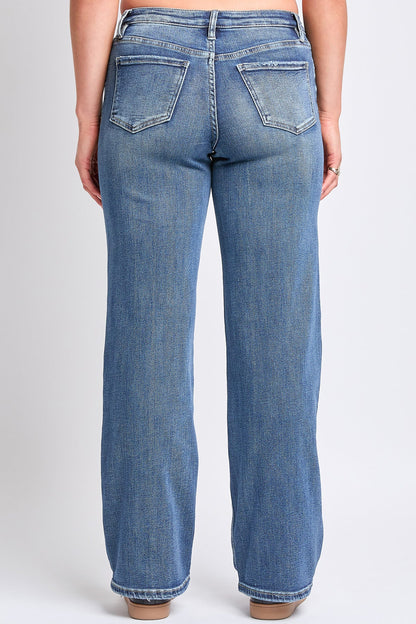 YMI JEANS: Luxe Wide Leg Stretch Jeans