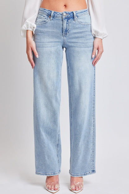 YMI JEANS: Luxe Wide Leg Stretch Jeans