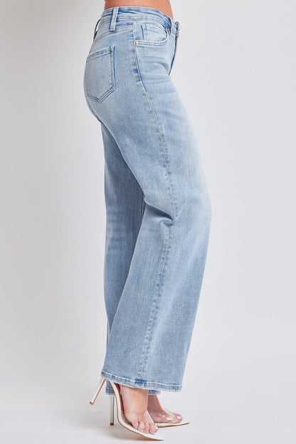 YMI JEANS: Luxe Wide Leg Stretch Jeans
