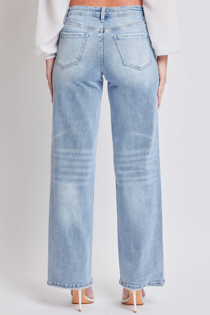 YMI JEANS: Luxe Wide Leg Stretch Jeans