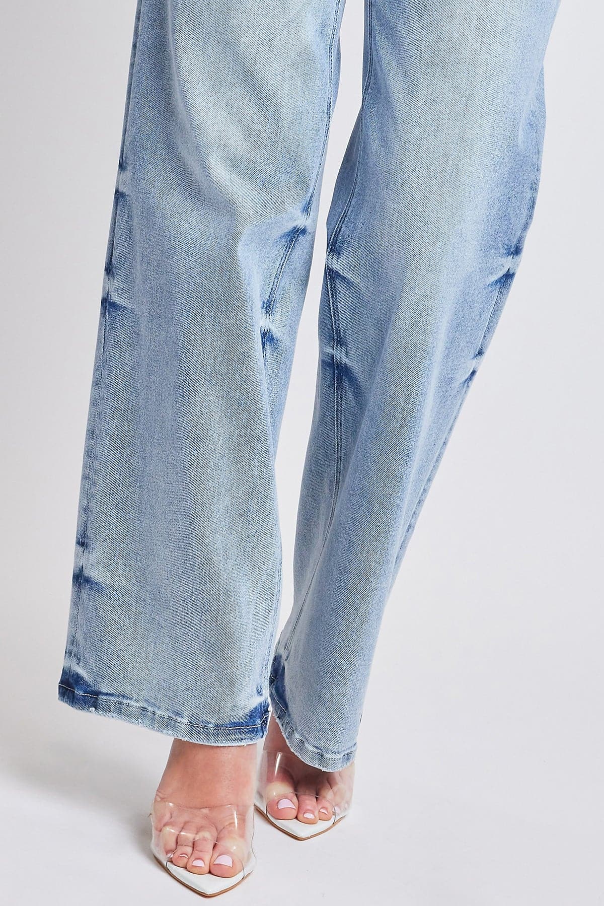 YMI JEANS: Luxe Wide Leg Stretch Jeans