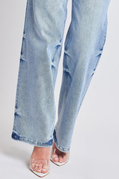 YMI JEANS: Luxe Wide Leg Stretch Jeans