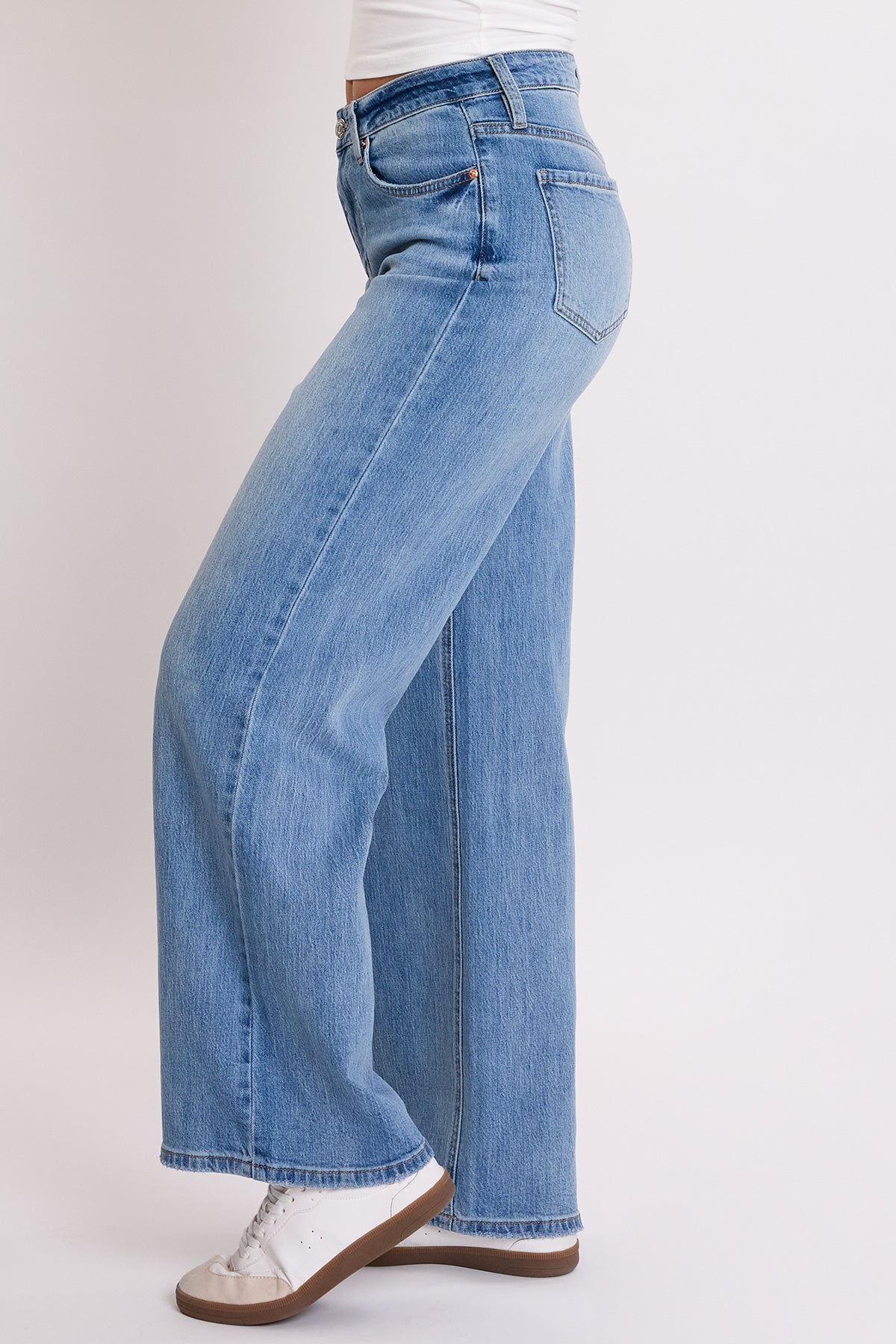 Women's Luxe Bella Wide Leg Jeans YMI JEANS