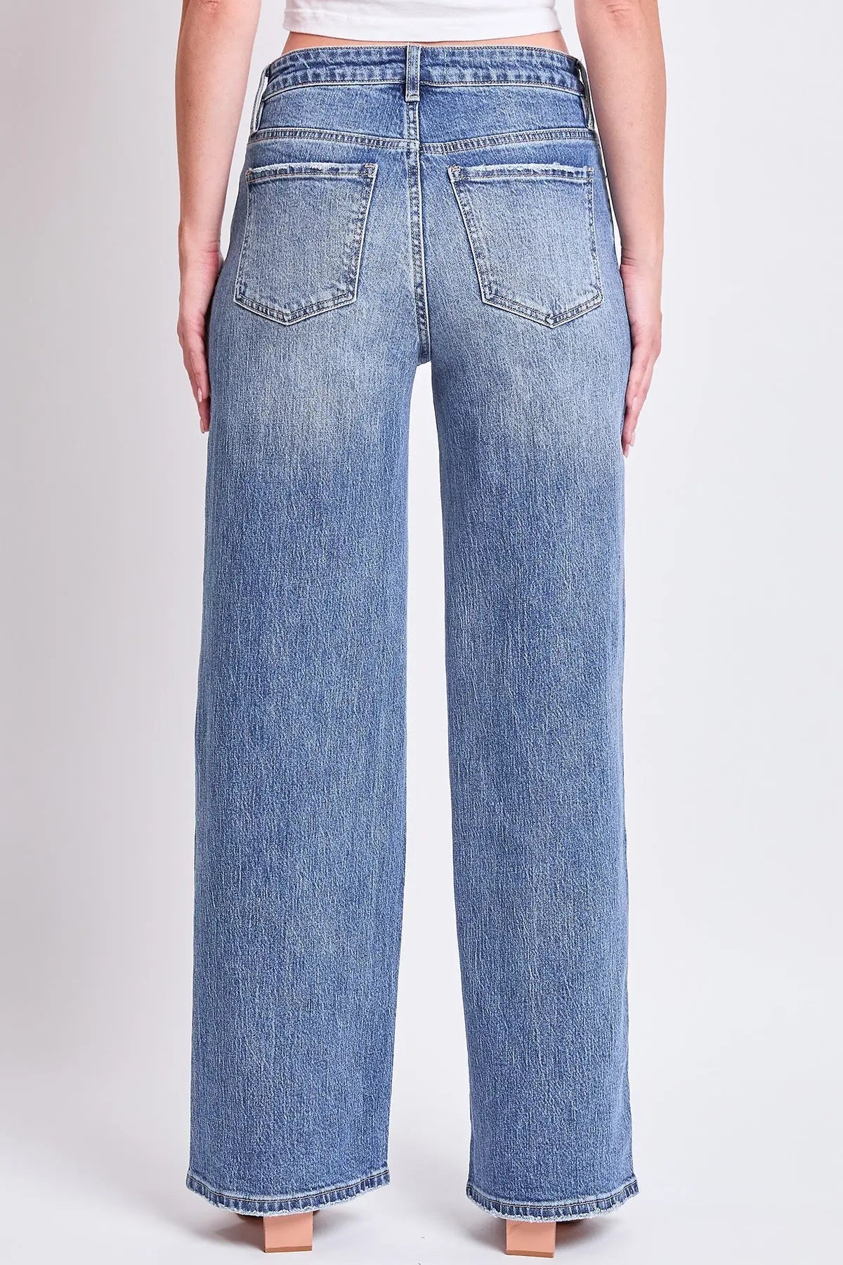 Women's Luxe Bella Wide Leg Jeans YMI JEANS