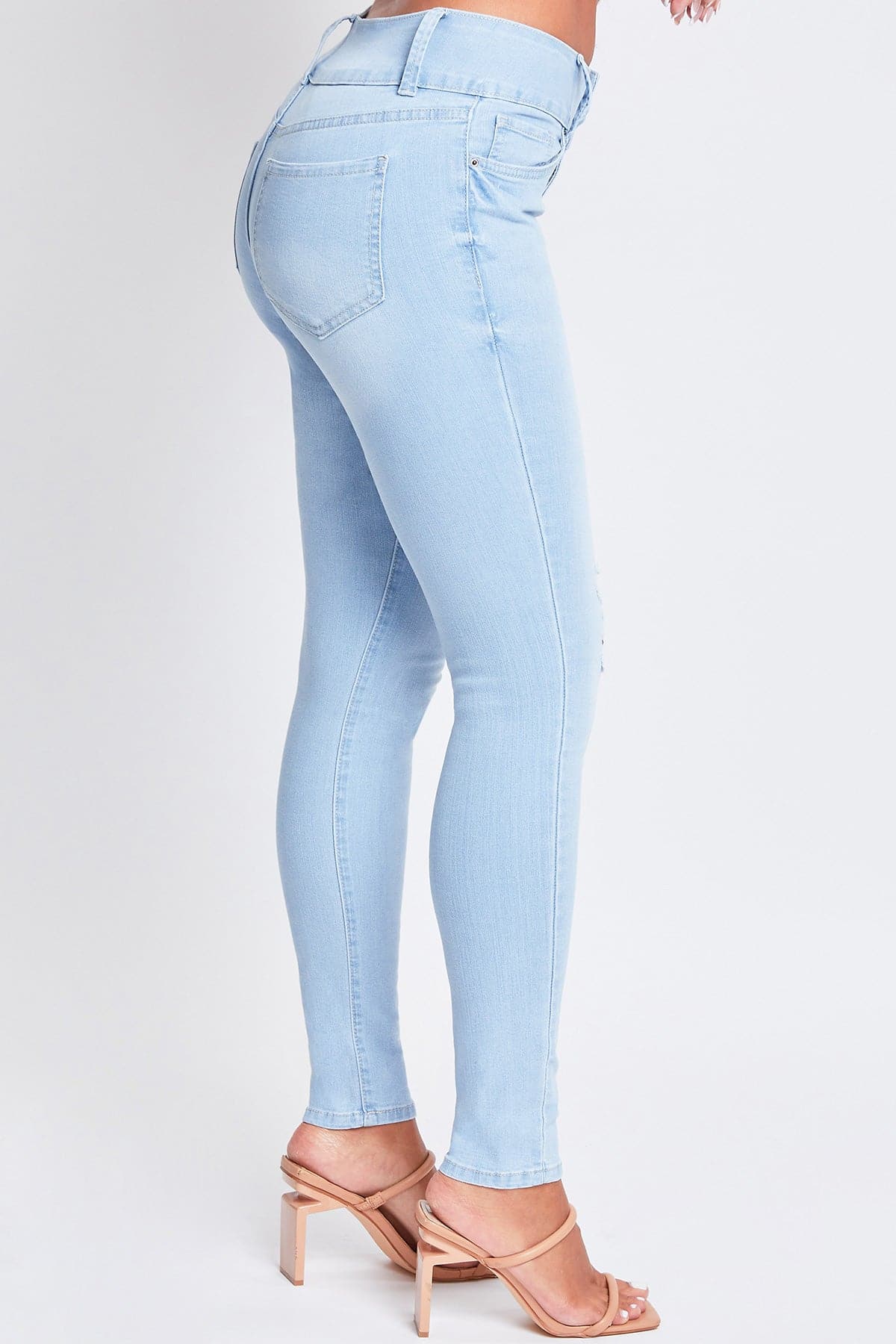 Women's Sustainable Essential Distressed Skinny Jean YMI JEANS