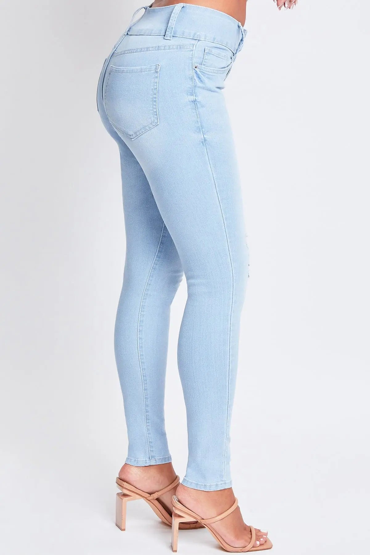 Women's Sustainable Essential Distressed Skinny Jean YMI JEANS