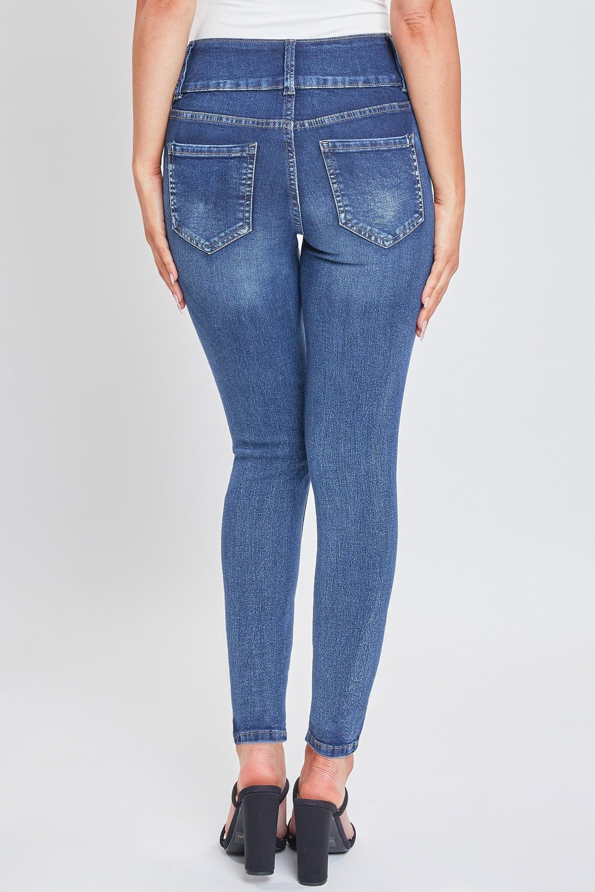 Women's Sustainable Essential Distressed Skinny Jean YMI JEANS