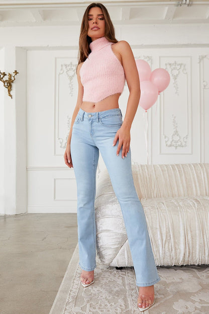 Women's Sustainable Bootcut Jeans - Love Salve 