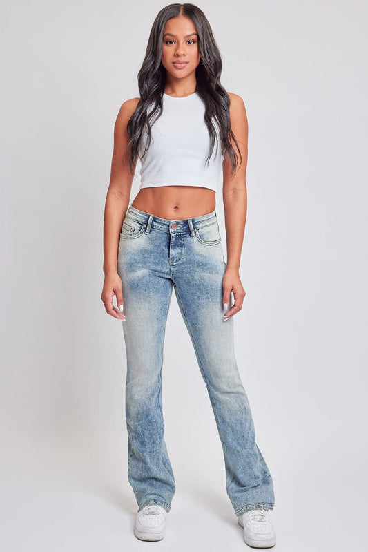 Women's Bootcut Jeans with Flap Pockets YMI JEANS