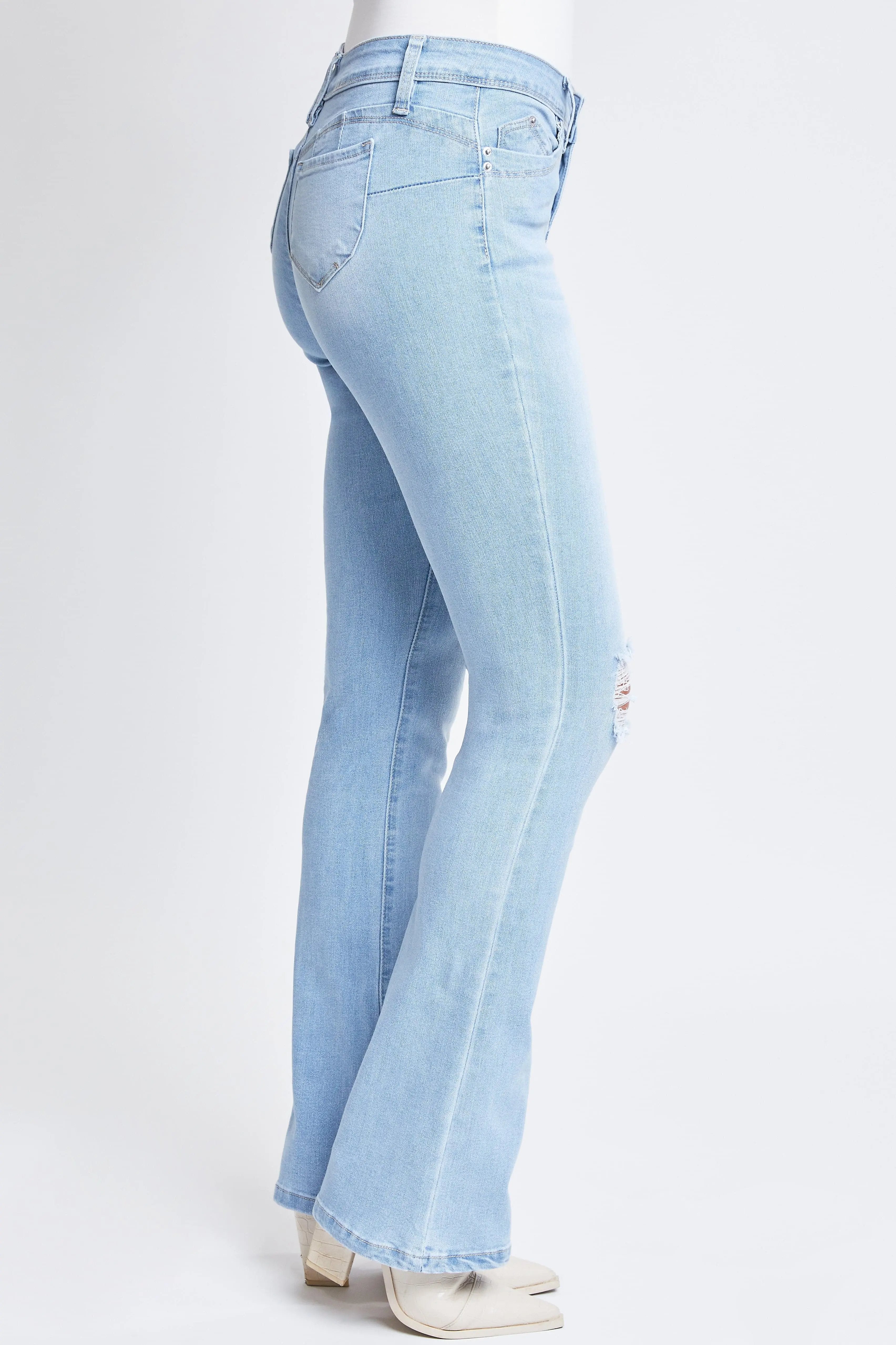 Women's WannaBettaButt Mid-Rise Bootcut Jeans - Love Salve