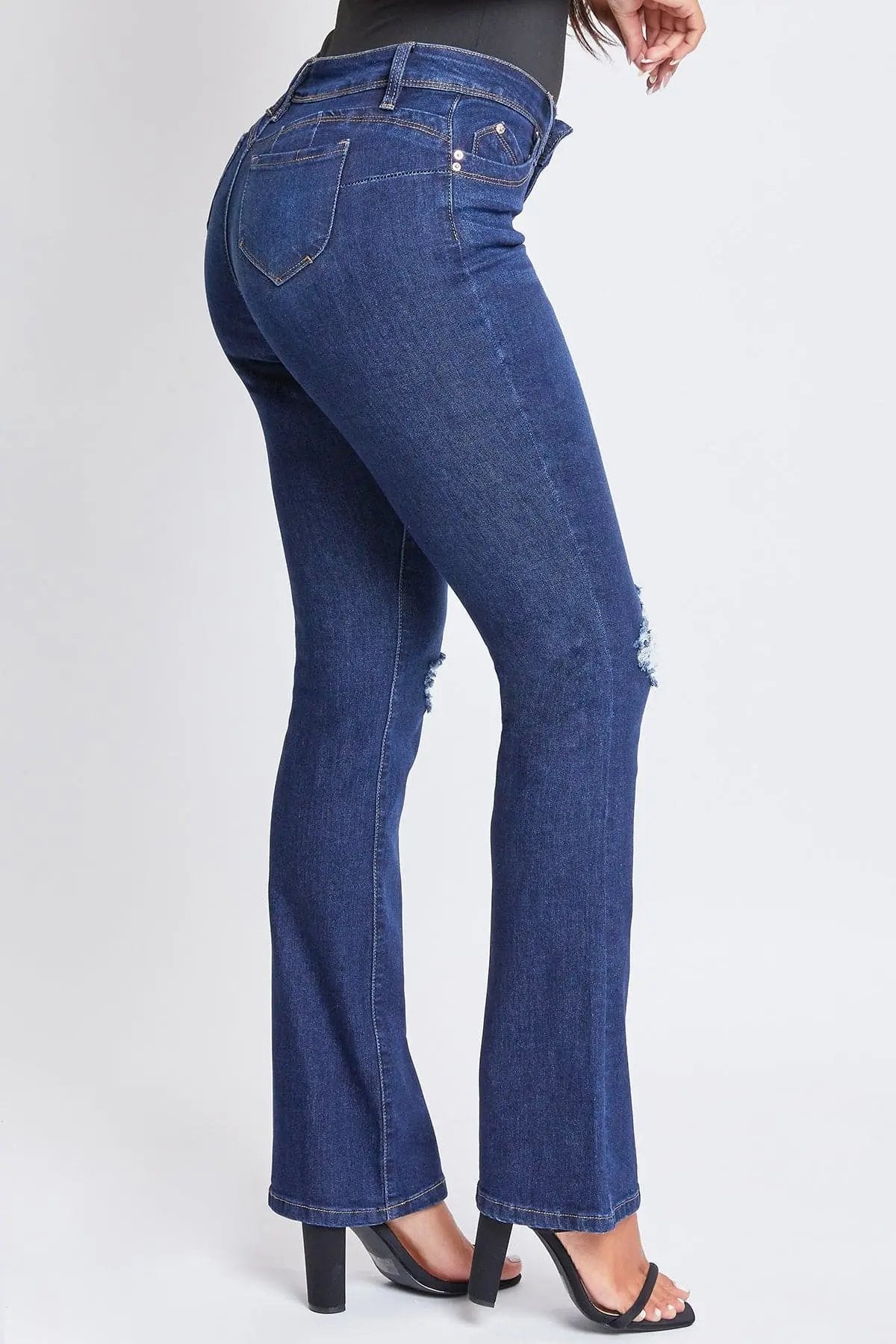 Women's WannaBettaButt Mid-Rise Bootcut Jeans - Love Salve