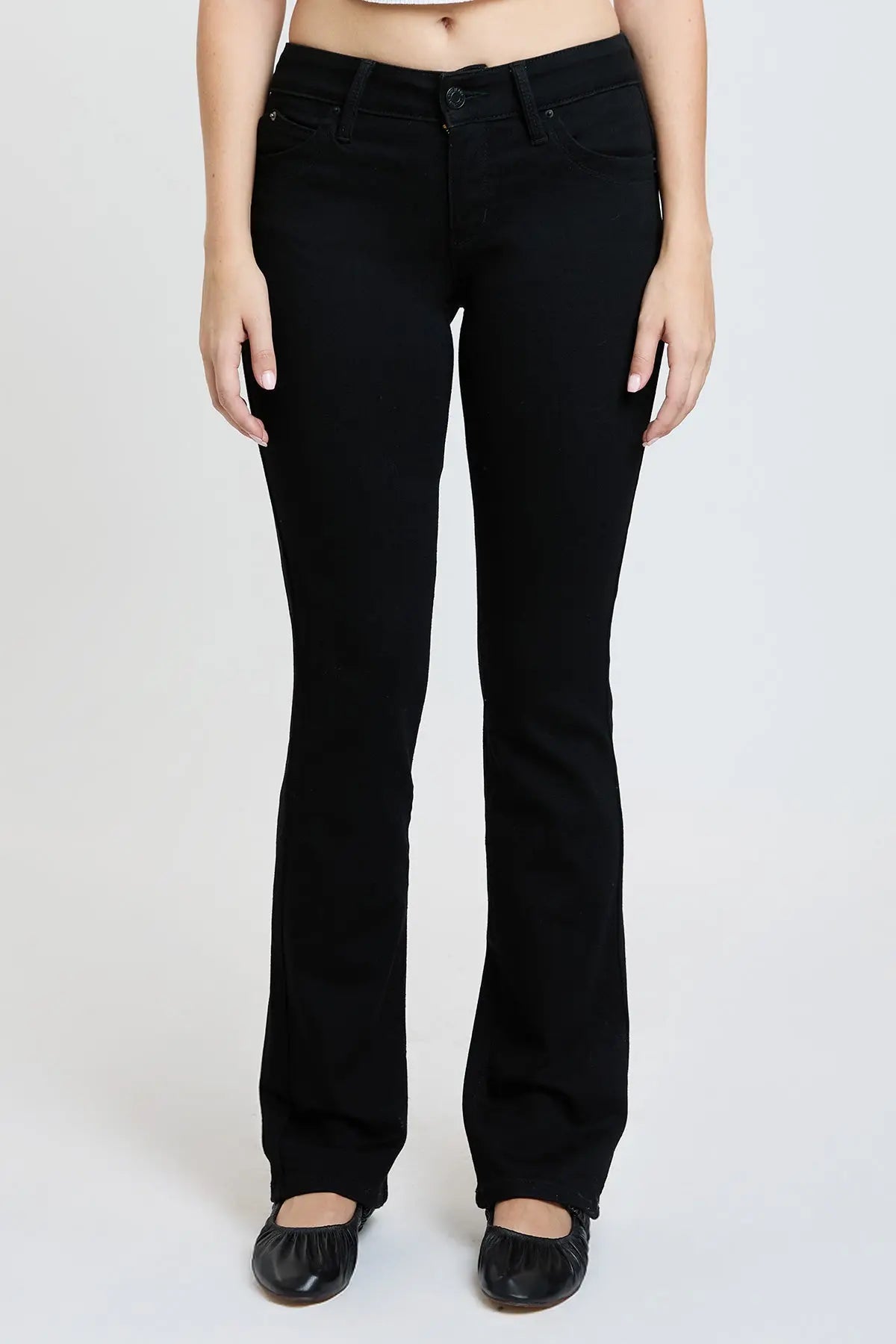 Women's Luxe Mid Rise WannaBettaButt Bootcut Jeans YMI JEANS