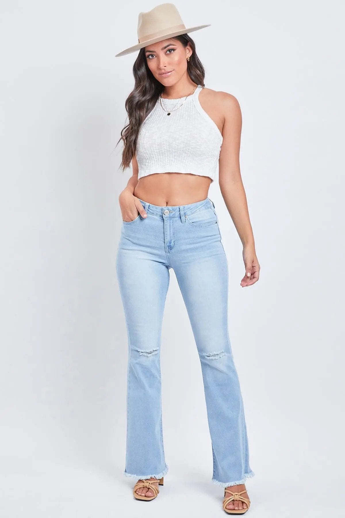 Women's Essential Fray Hem Flare - Regular - Love Salve