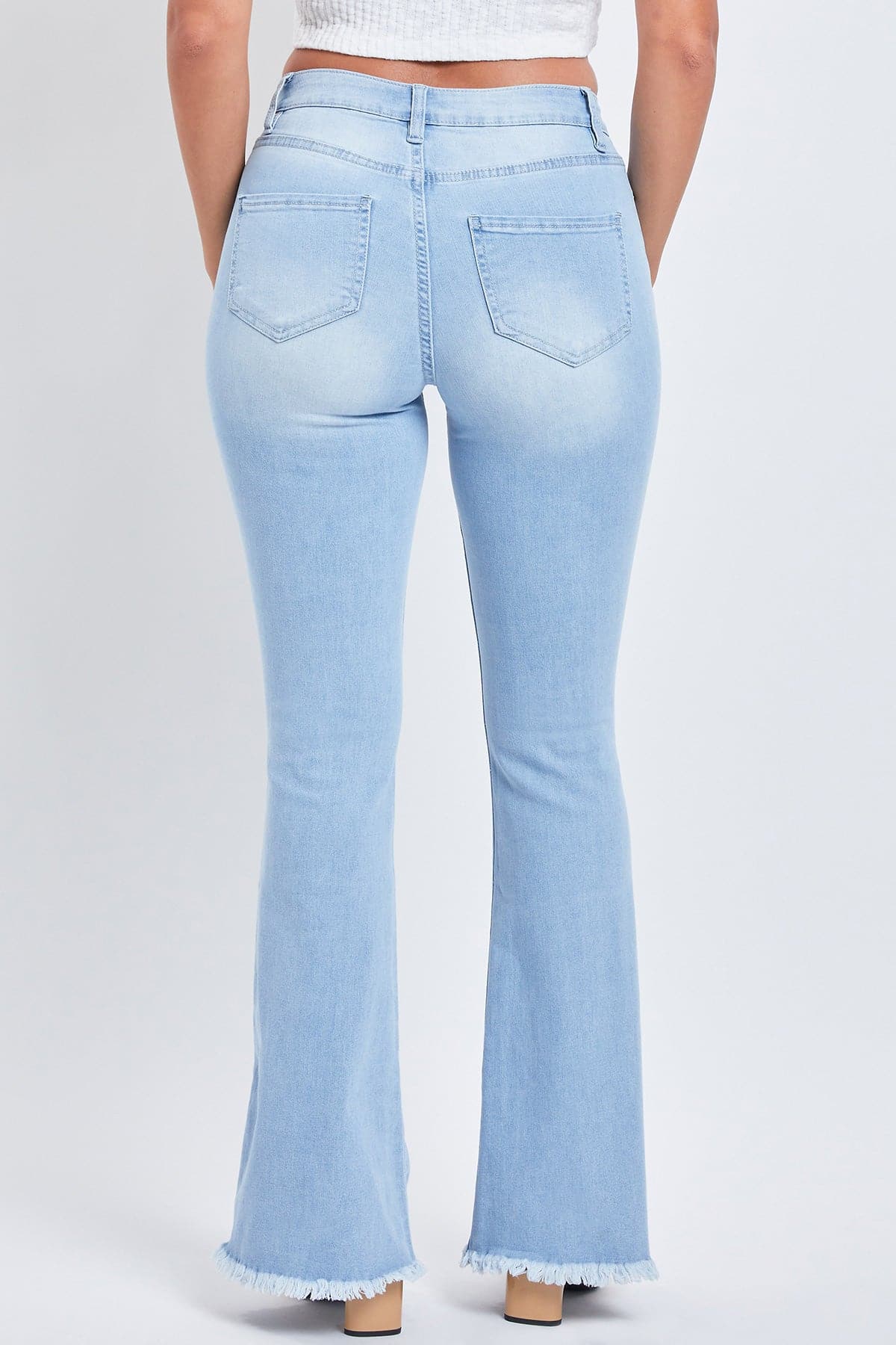 Women's Essential Fray Hem Flare - Regular YMI JEANS