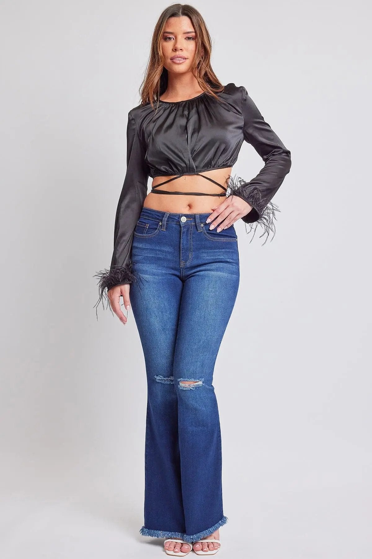 Women's Essential  Super Flare Jeans - Long Inseam - Love Salve