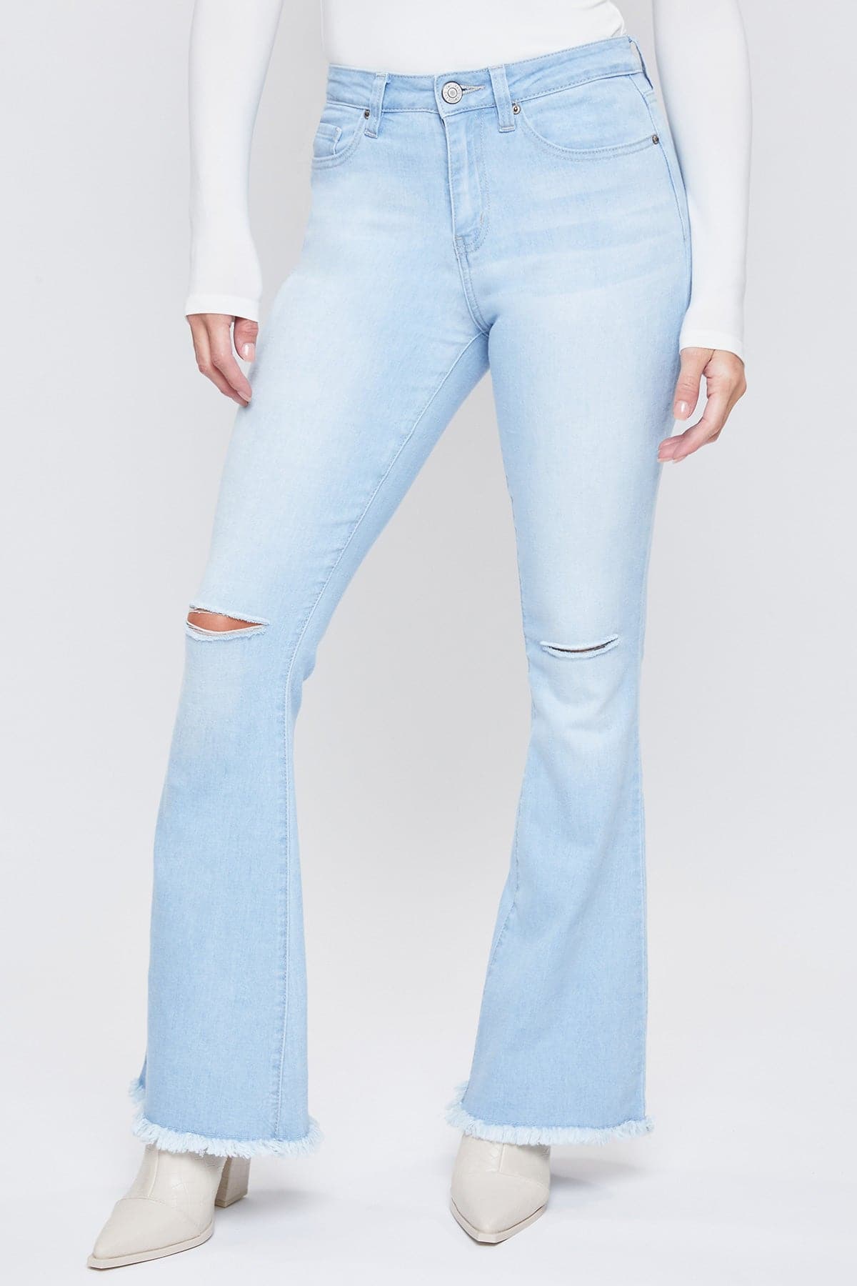 Women's Essential  Super Flare Jeans - Regular Inseam YMI JEANS