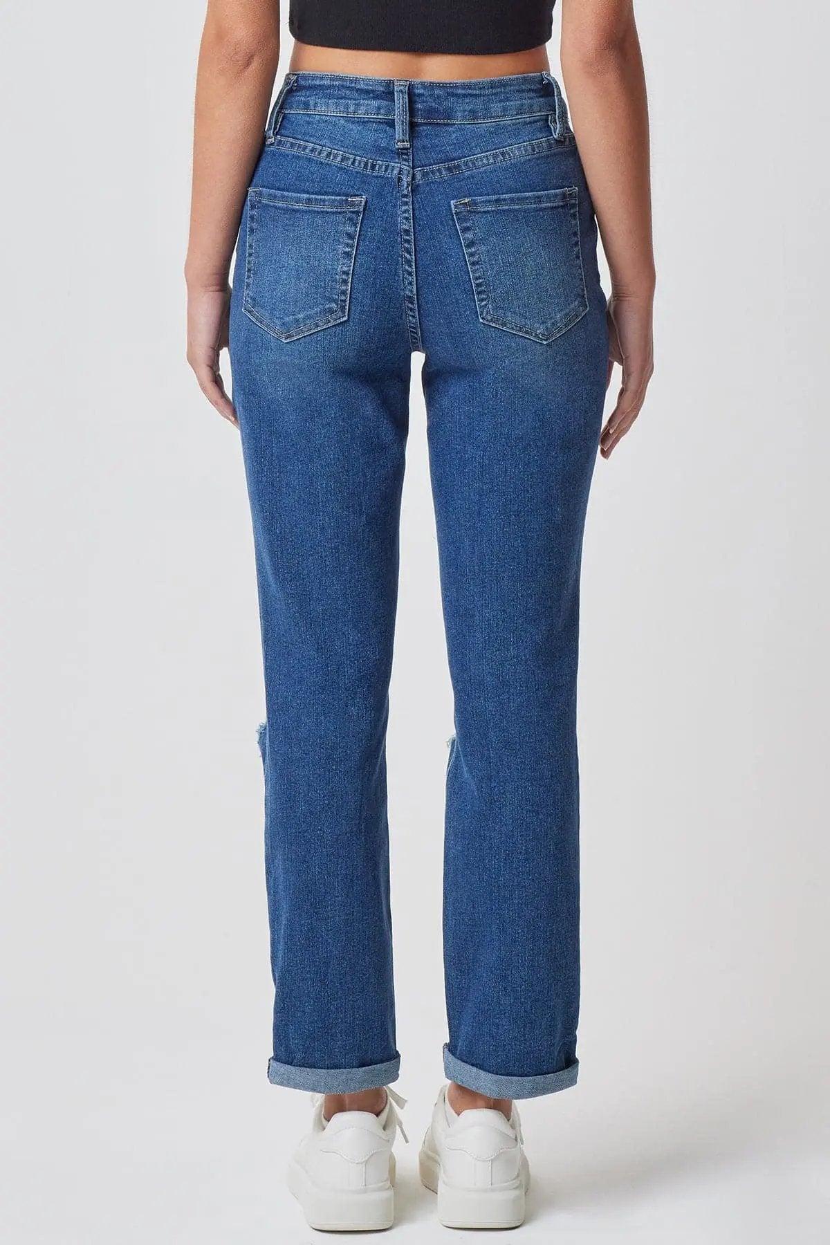 Women's Hybrid Dream Mom Fit Ankle Jeans - Love Salve