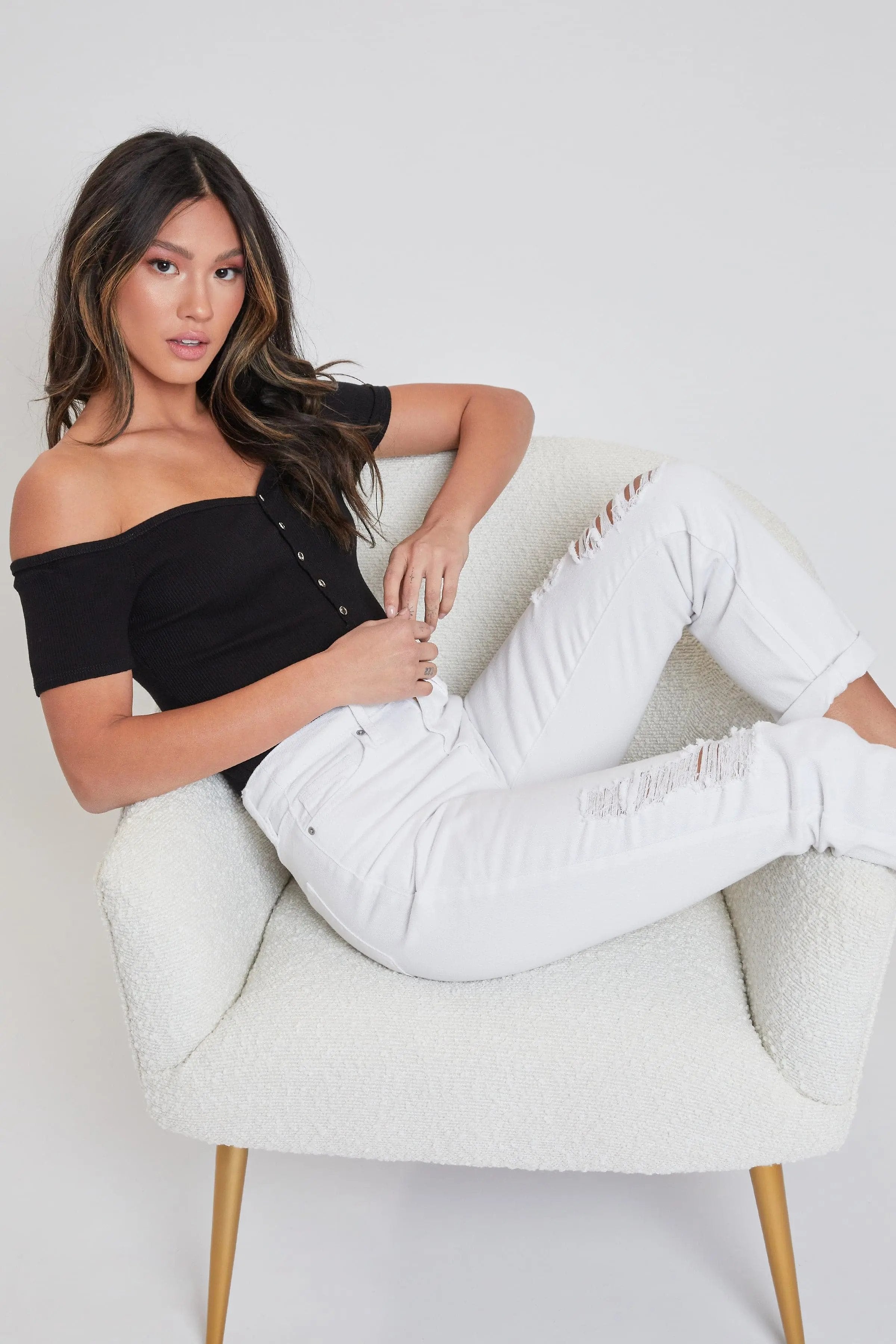 Women's Hybrid Dream Mom Fit Ankle Jeans - Love Salve