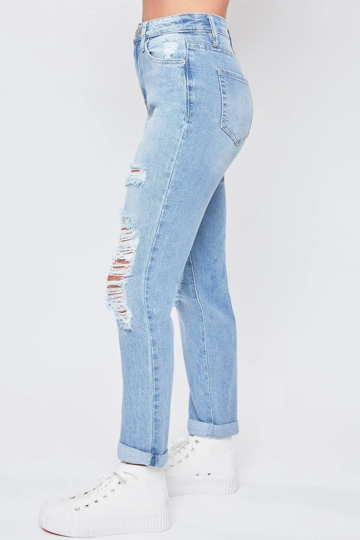 Women's Hybrid Dream Mom Fit Ankle Jeans YMI JEANS