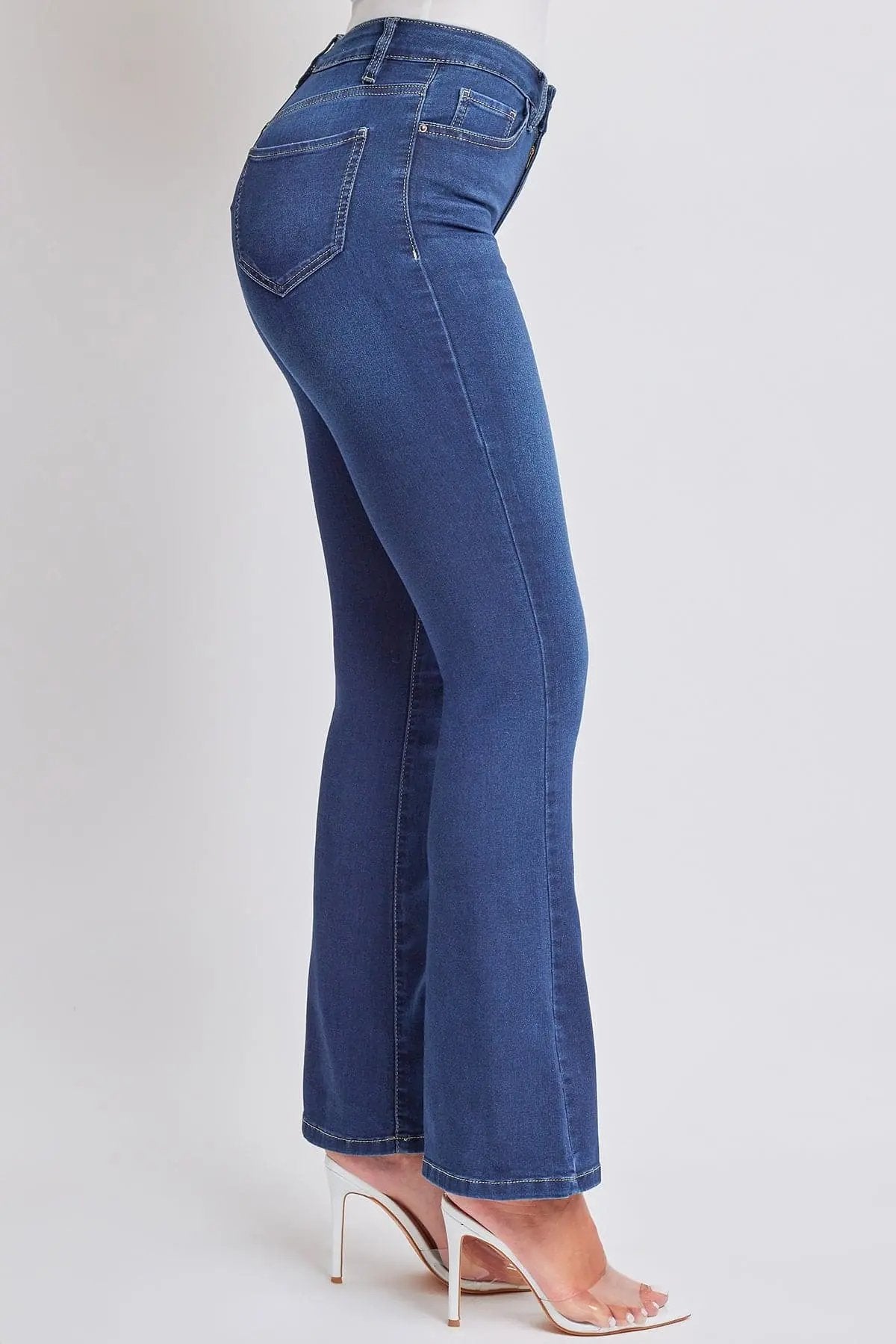 Women's Essential HyperDenim Flare Jeans With Regular Inseam - Love Salve